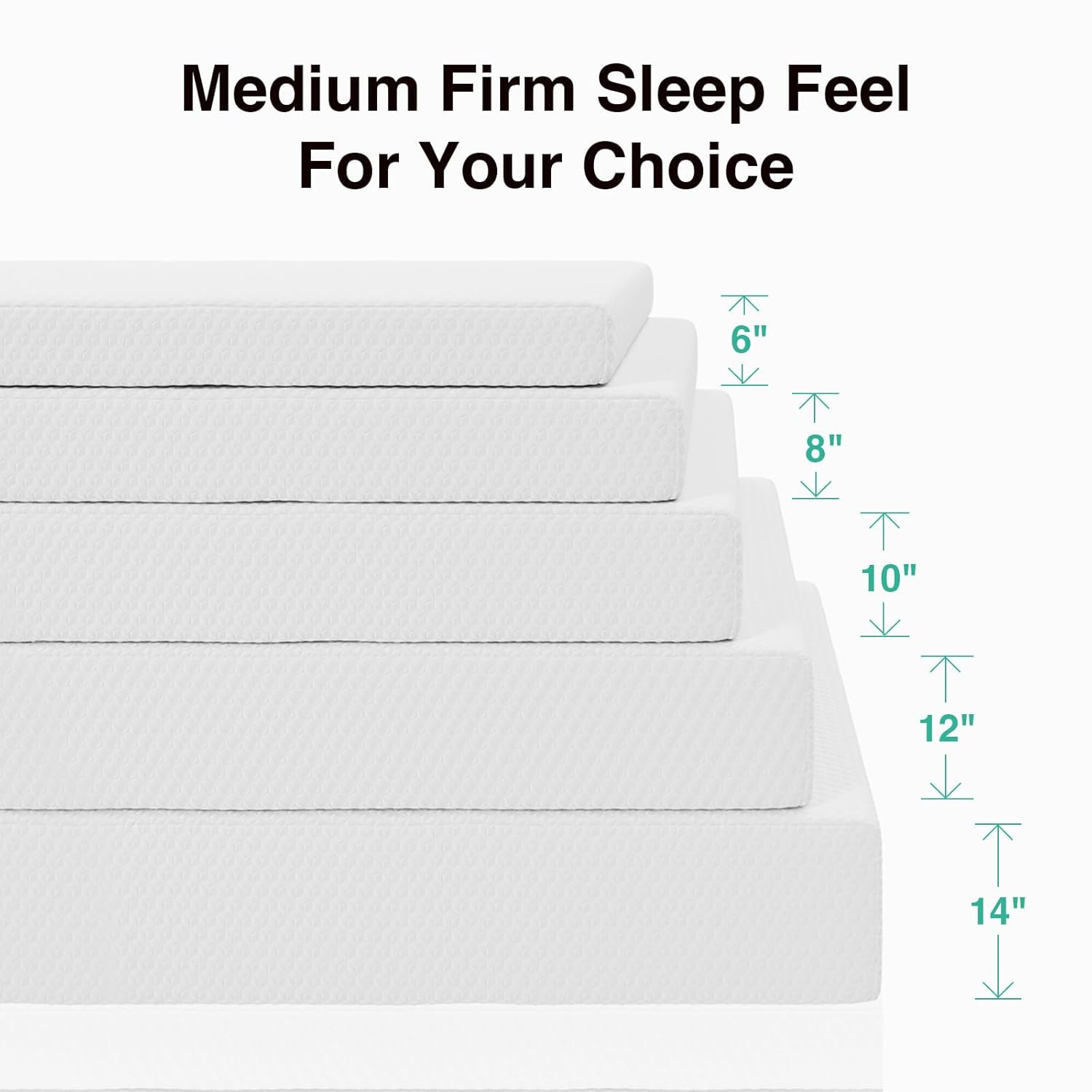 8 Inch Twin XL Memory Foam Mattress in a Box for Kids & Adults, Contour Support