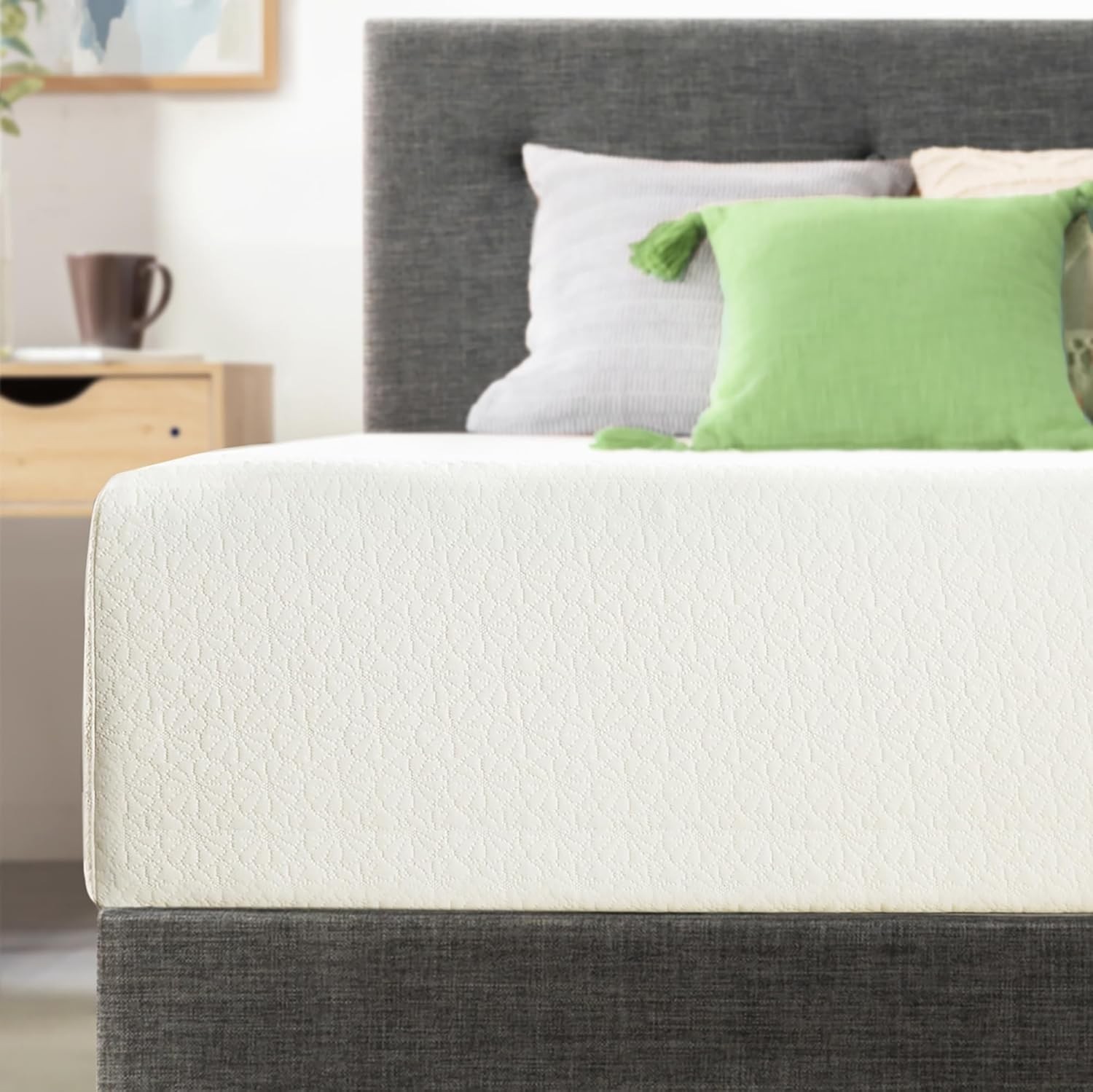 Best Price Mattress Full Mattress 6 inch Bed-In-A-Box Green Tea Memory Foam