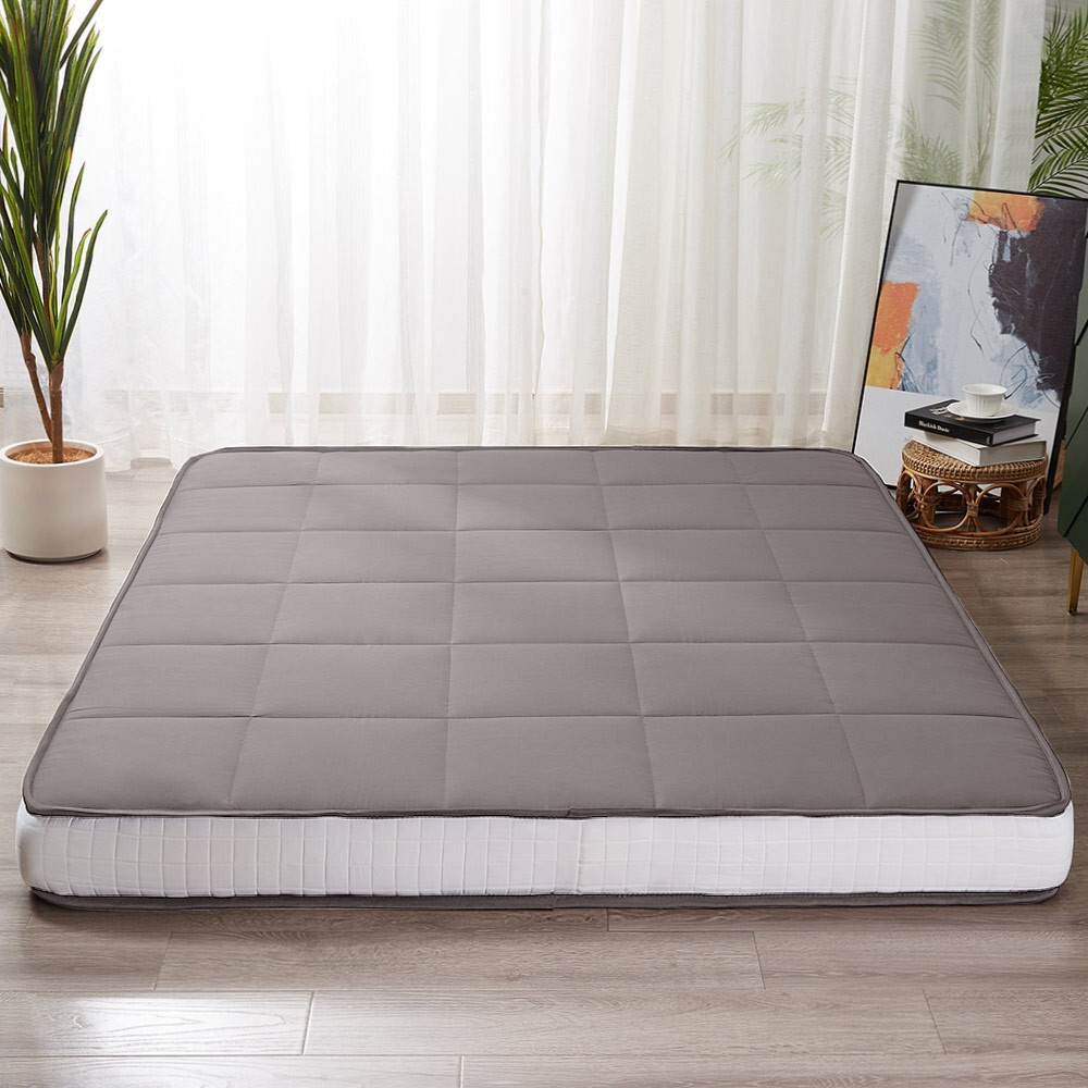 6″ Thick Japanese Foldable Futon Mattress Topper Floor Mattress Pad Guest Bed
