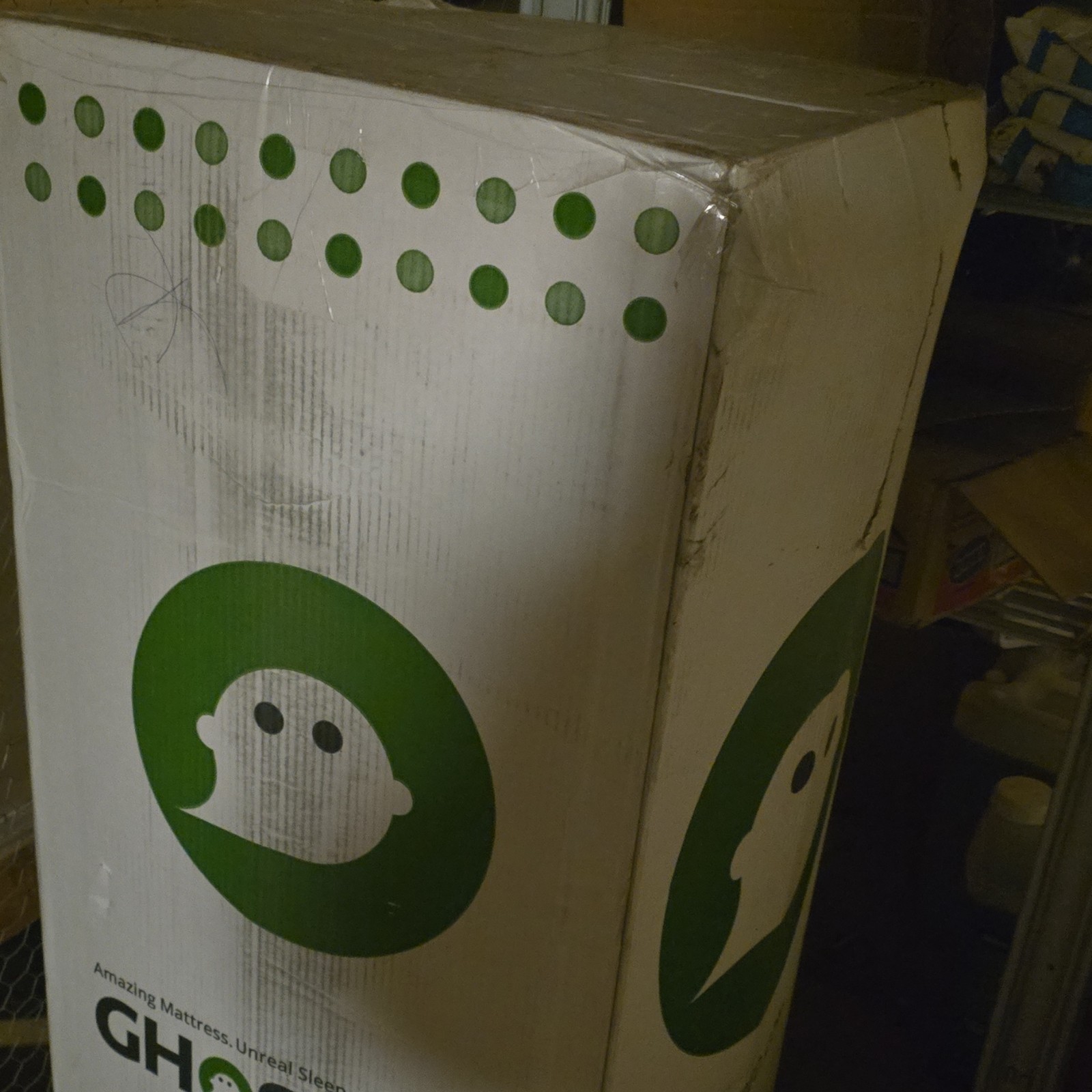 GhostBed Mattress in Box White Green for Bedroom Adults by Nature’s Sleep