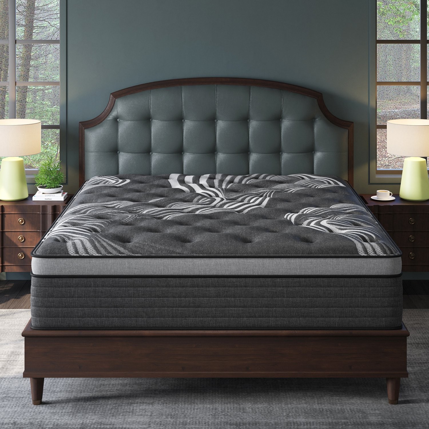 12″ 14″Twin Full Queen King Size Gel Memory Foam Spring Mattress In A Box