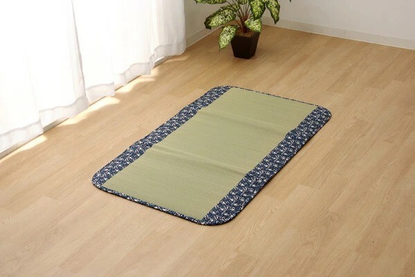 Tatami Mat Small Bird Pattern Japanese Rush Grass Made in Japan 70 x 120cm NEW