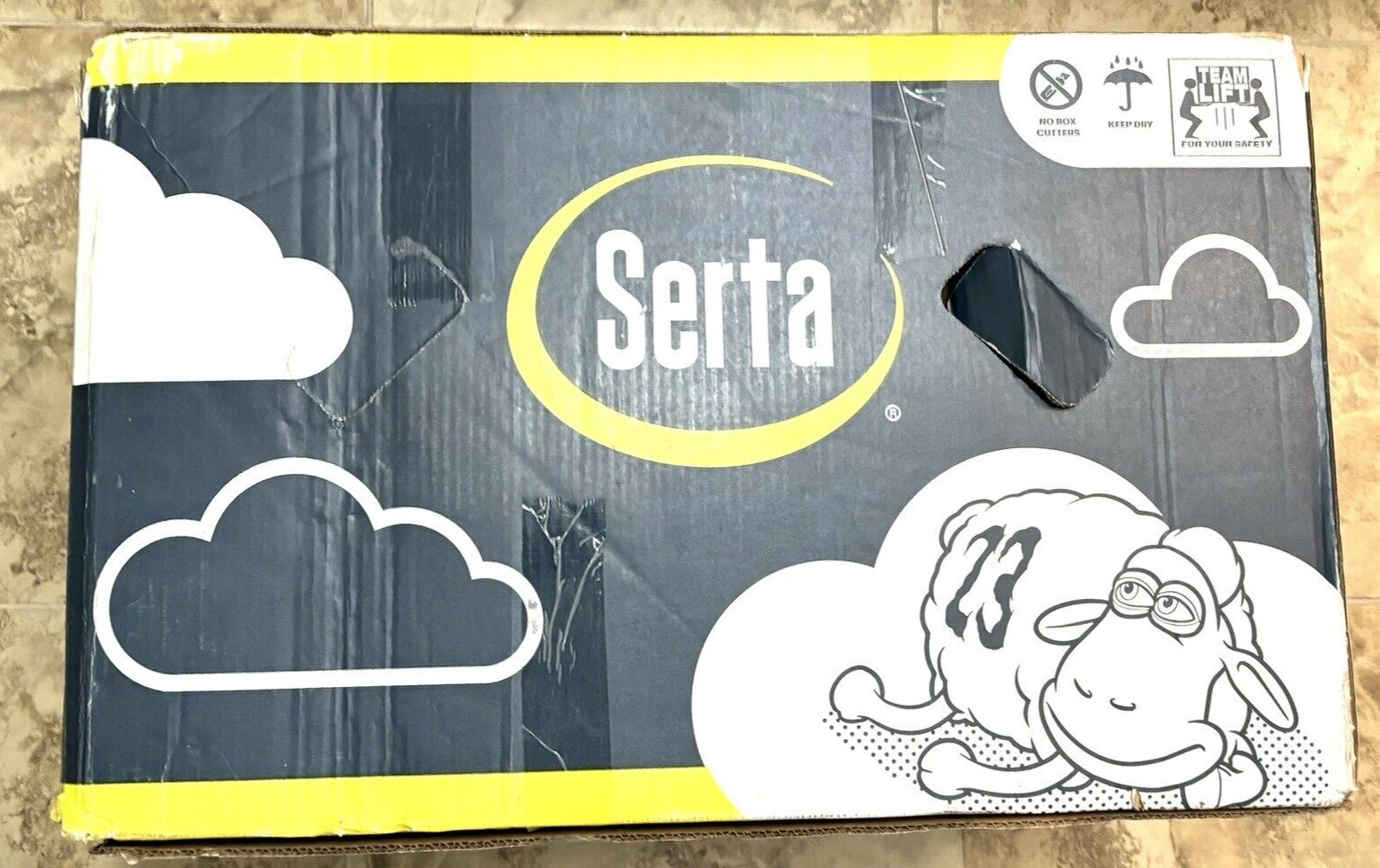 Serta Perfect Sleeper Nestled Night 10” Medium Firm Gel Memory Foam Mattress