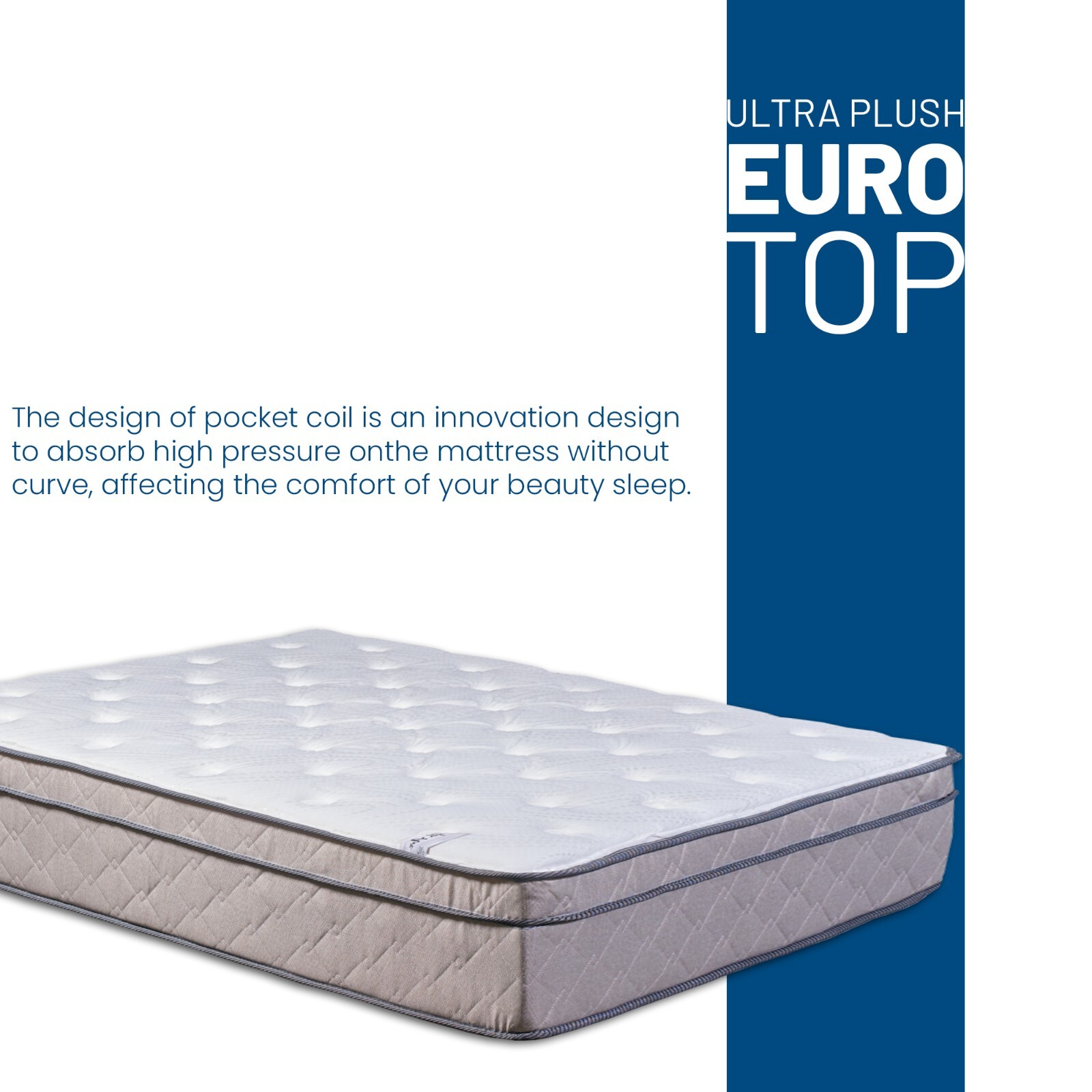 Continental Sleep, 12-Inch Ultra Plush Pocket Coil Hybrid Mattress