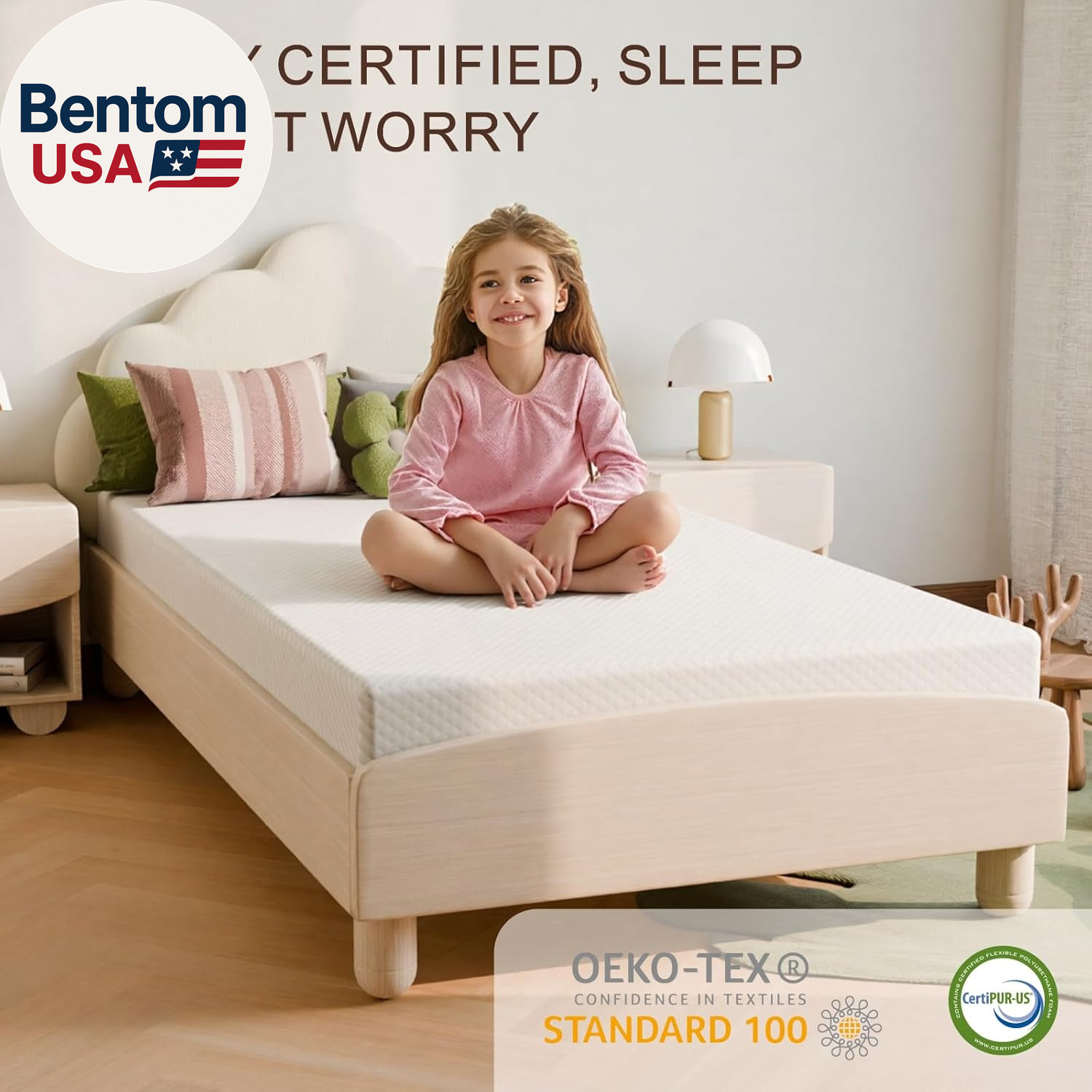 Twin Mattress 5 Inch, Medium Firm for Support & Pressure Relief – Cooling Gel Me