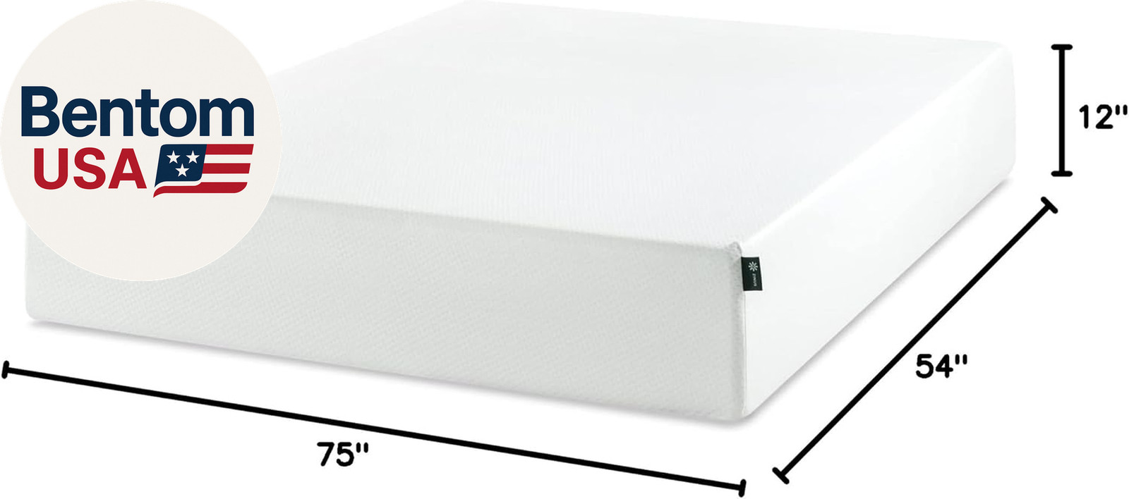12 Inch Full Green Tea Memory Foam Mattress [New Version], Fiberglass Free, Medi