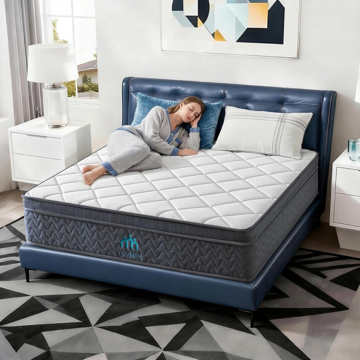 Twin Size Mattress 10 Inch,Twin Mattress in a Box for Cool Sleep Gel Memory Foam