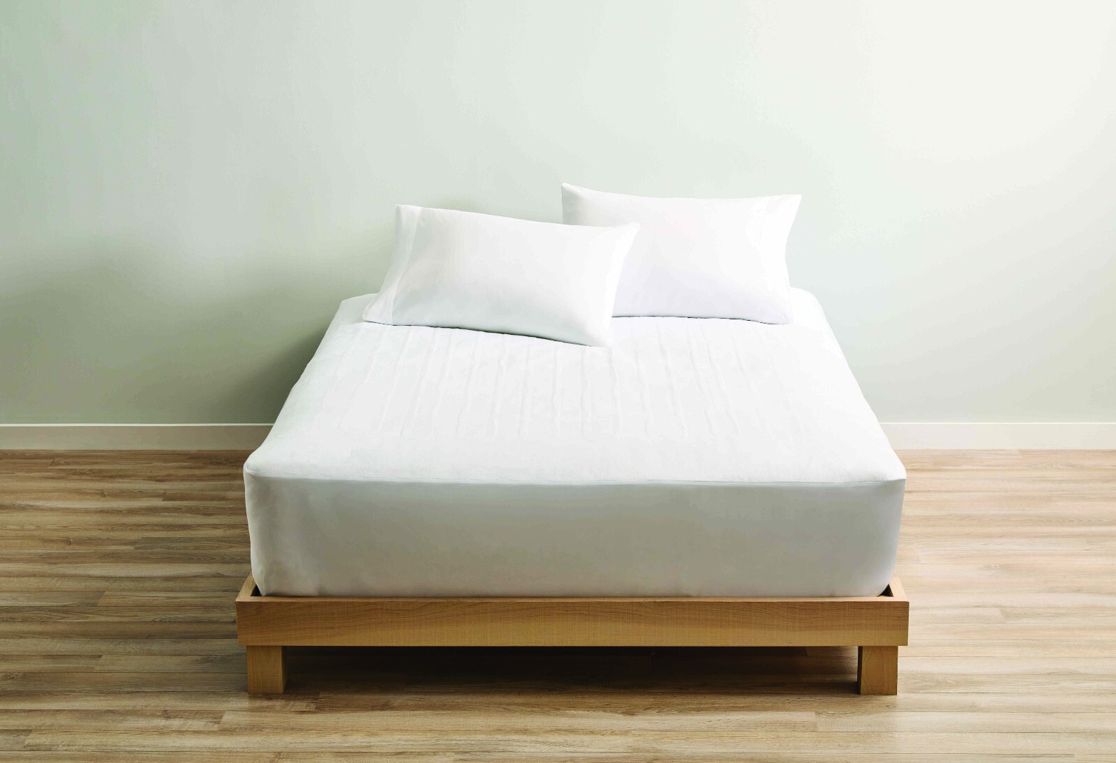 Sunbeam Heated Mattress Pad | Polyester, 10 Heat Settings , White , Queen