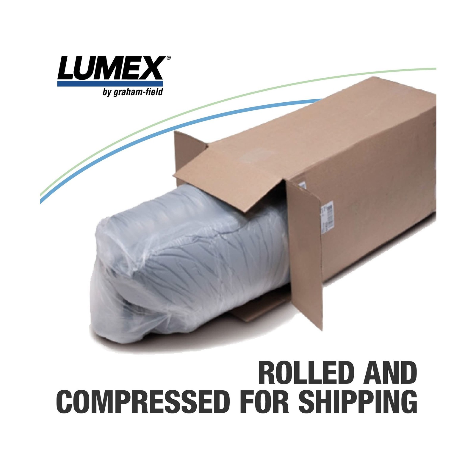 Lumex Select Hospital Bed Mattress, Multi-Layer Medical Foam, Fluid-Resistant…