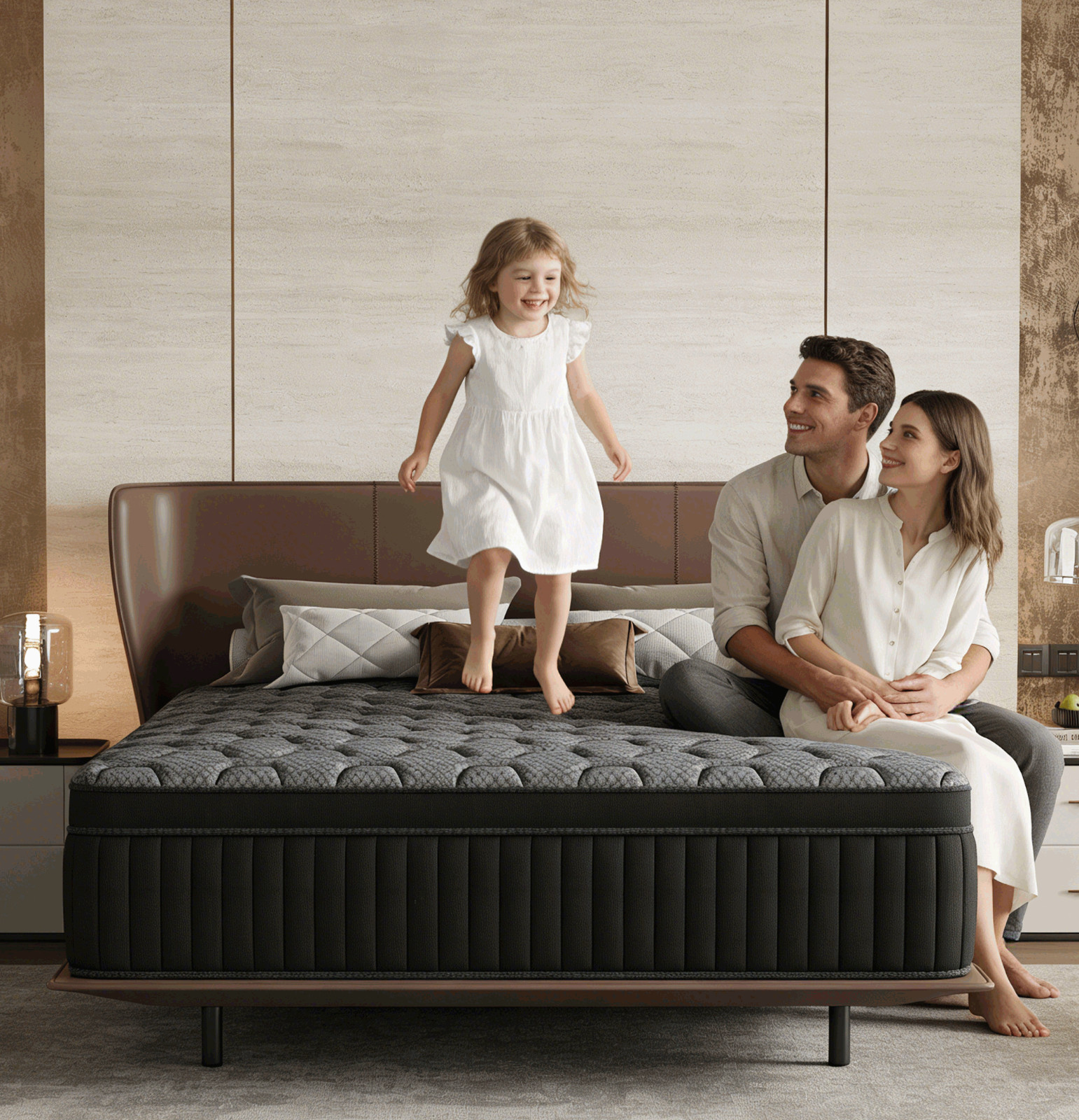 Full Hybrid Mattress in a Box 10/ 12/14 Inch Cooling Gel Memory Foam Medium Firm