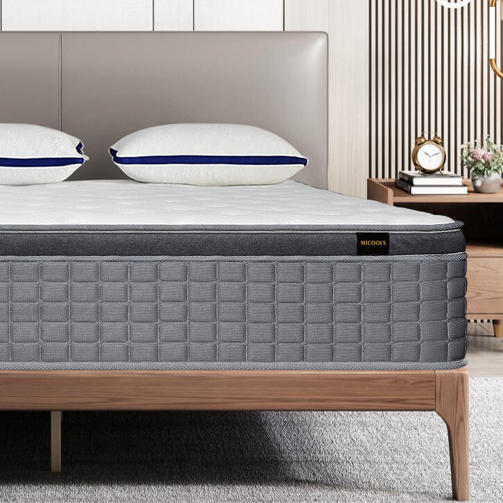 12” Full Size Mattress Memory Foam Pocket Spring Medium Firm Bed in a box