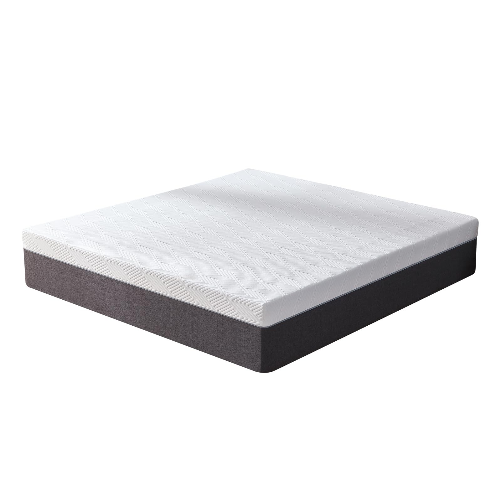 8 Inch Twin Mattress No Fiberglass Gel Memory Foam Mattress for Back Pain, Re…