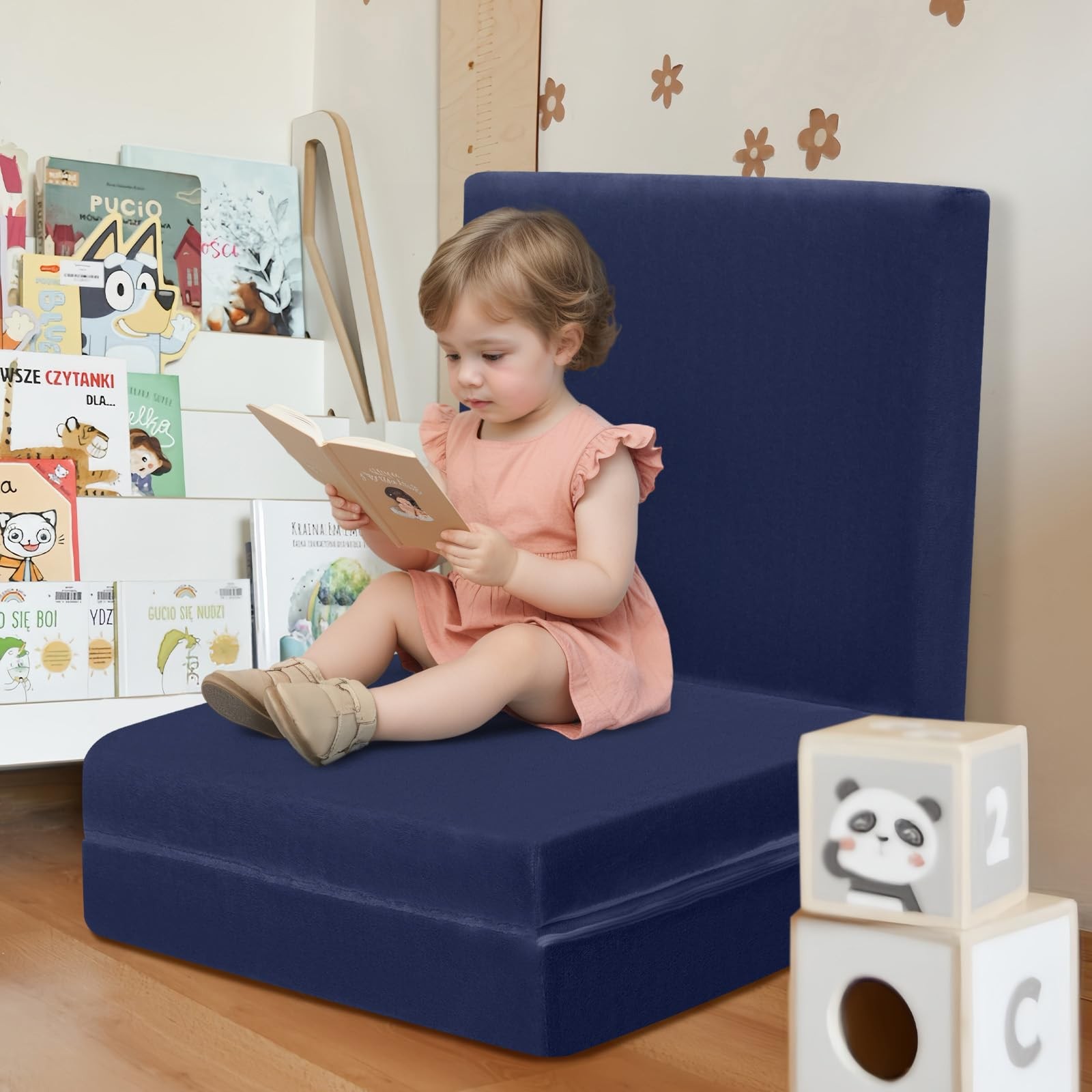 MeMoreCool Foldable Floor Mattress for Kids, Trifold Nap Mat for Toddlers, Po…