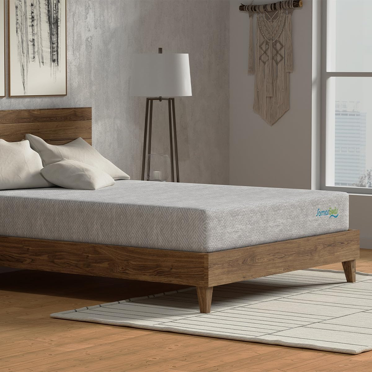 8 Inch Gel Memory Foam Firm Mattress, Full Size Mattress in a Box