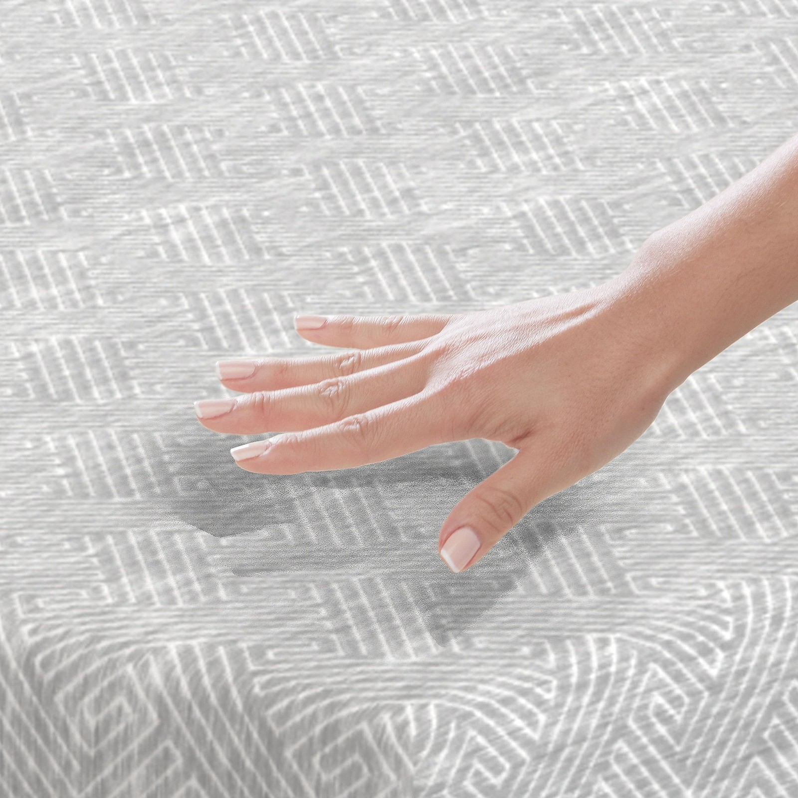 Heather Grey Memory Foam Mattress, CertiPUR-and Oeko-TEX Certifed Bed-in-a-in…