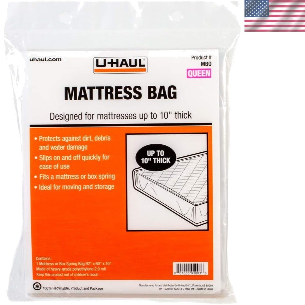 Reusable Queen Mattress Storage Bag – Protects Against Dirt & Moisture (1-Pack)