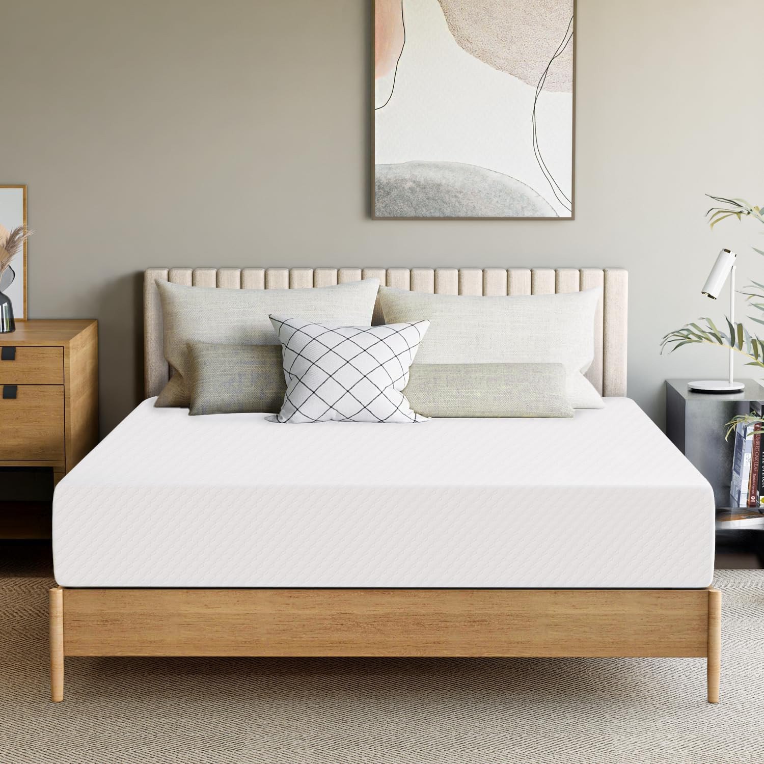 10″ Queen Cooling Gel Memory Foam Mattress – Medium Firm & Breathable