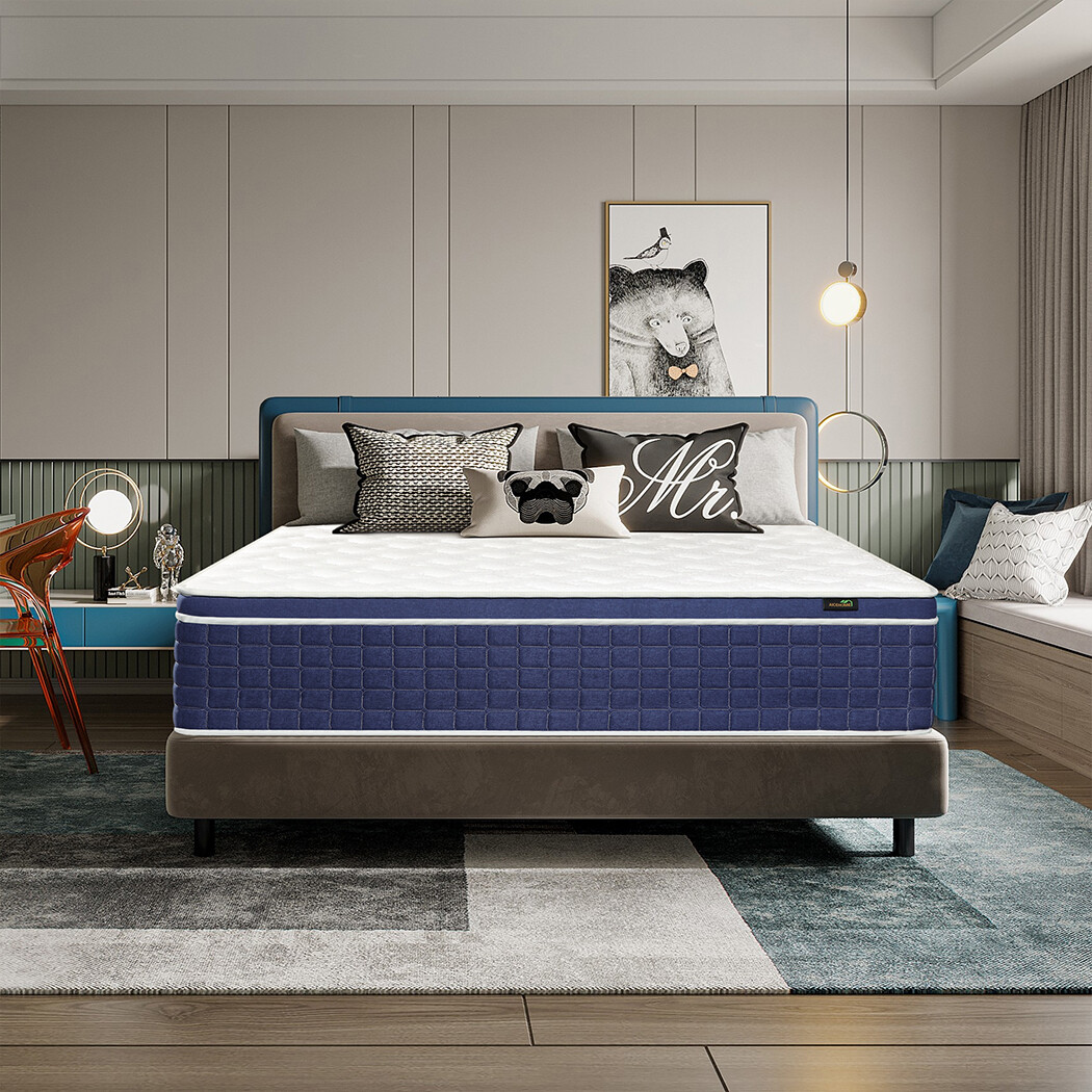 14″ 12″ Twin Full Queen King Hybrid Memory Foam Mattress Spring Bed In A Box