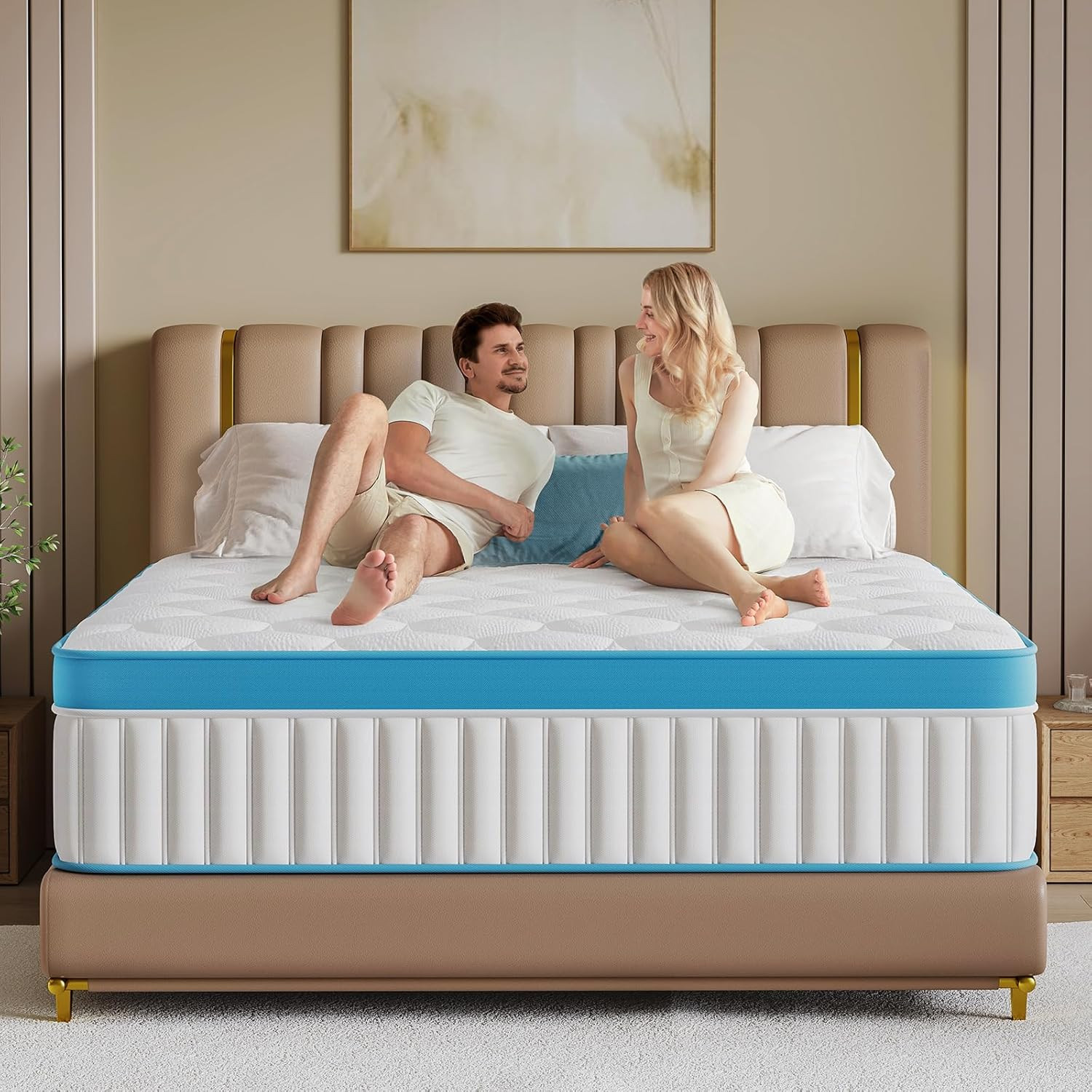 Full Size Mattress, 12 Inch Memory Foam Mattress in a Box, Breathable Fabric, Po