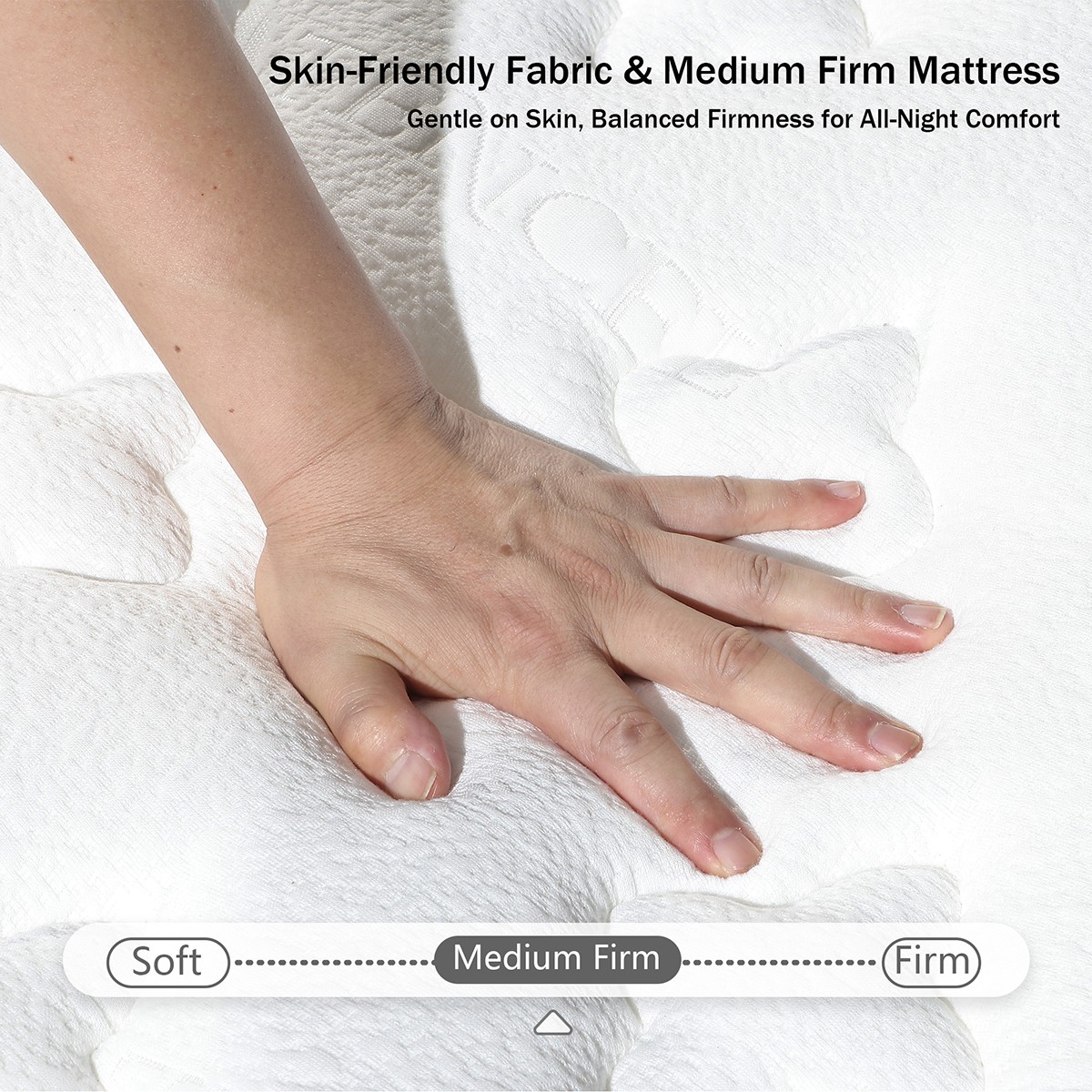 12″ 14″ Mattress Gel Memory Foam Hybrid Spring Twin Full Queen King Bed in a Box
