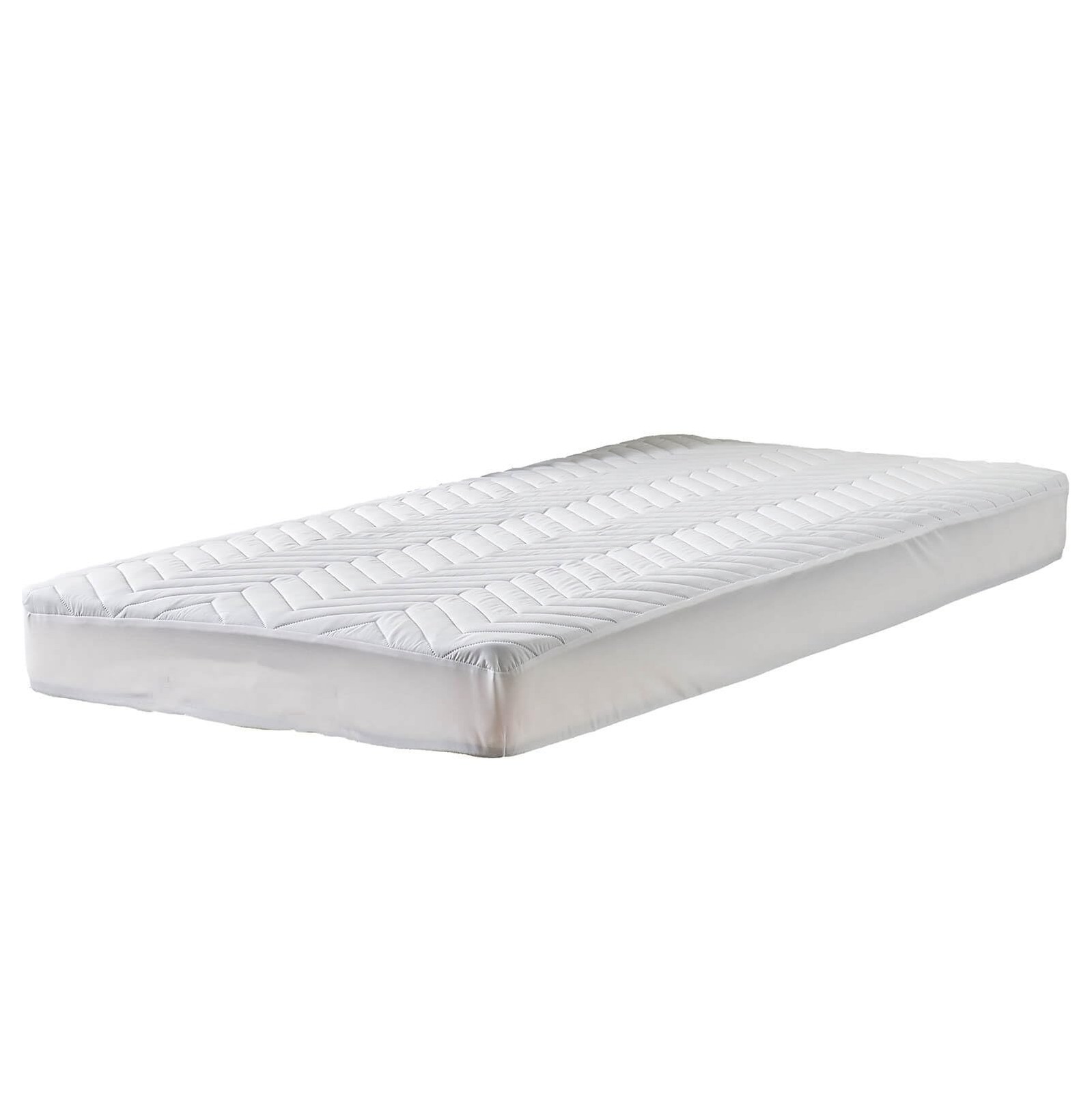Kingnex Quilted Waterproof RV Bunk – Narrow Twin (30 x 75 inches), White