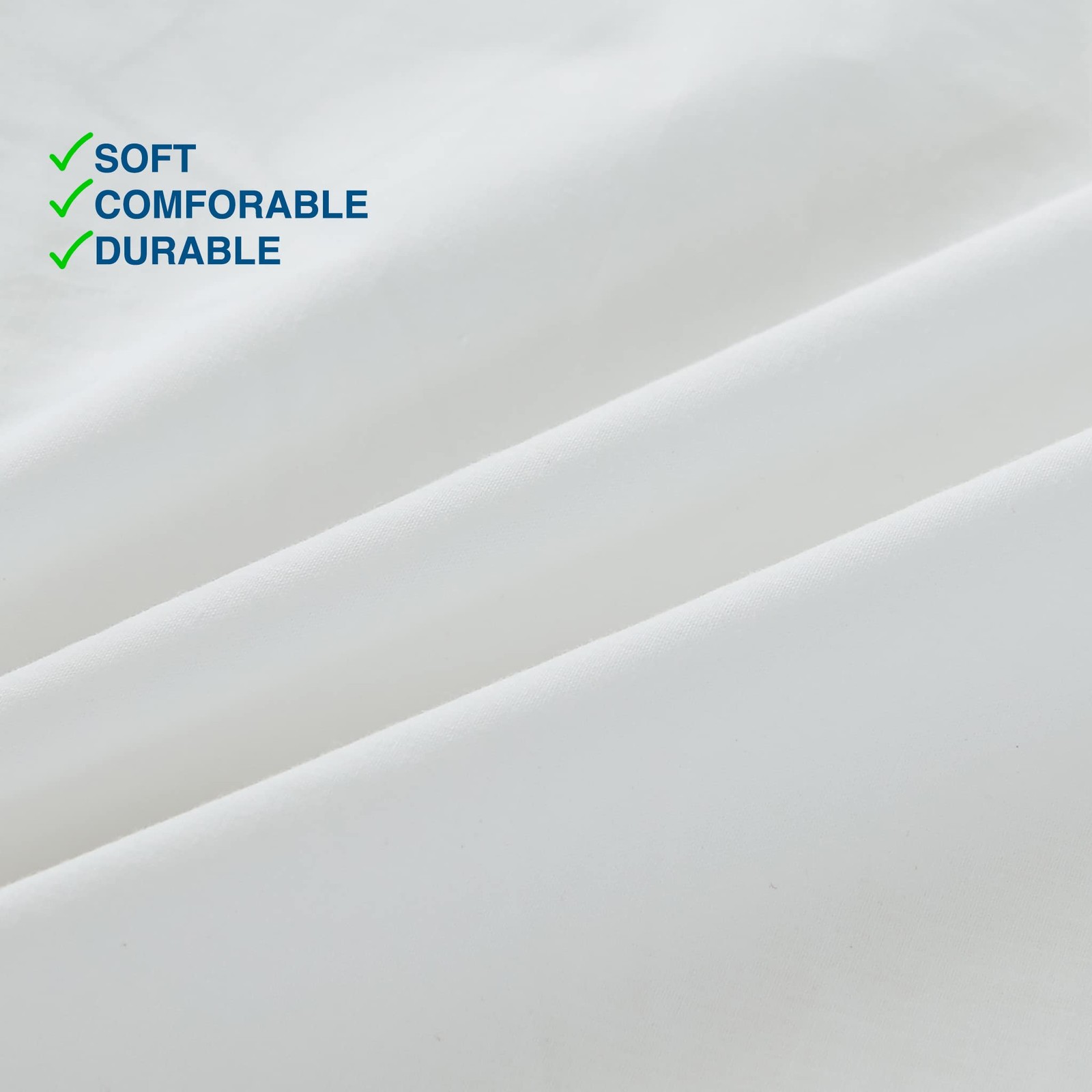 Sleeper Sofa Sheet, Trifold Mattress Size Sofa Bed Sheet 38″ x 72″ x White Twin