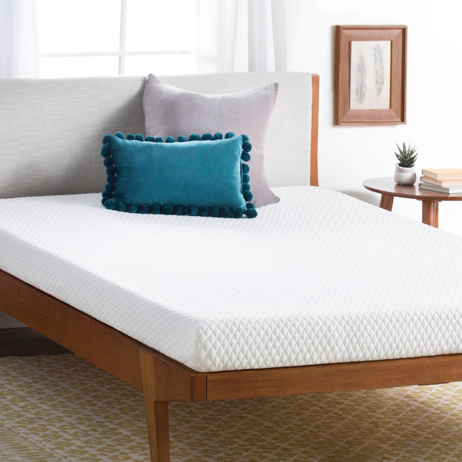 5 Inch Gel Infused Memory Foam Mattress – Queen Size – Firm – Low Profile Bed –