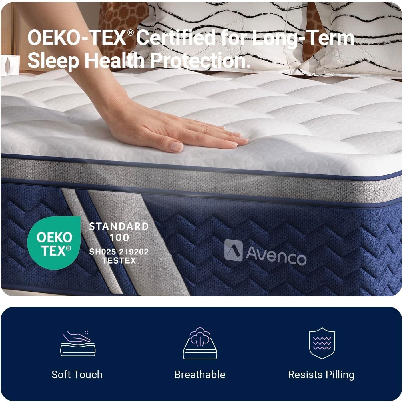 Queen Size Mattress 12 Inch, Hybrid Queen Mattress in a Box, Fiberglass-Free …