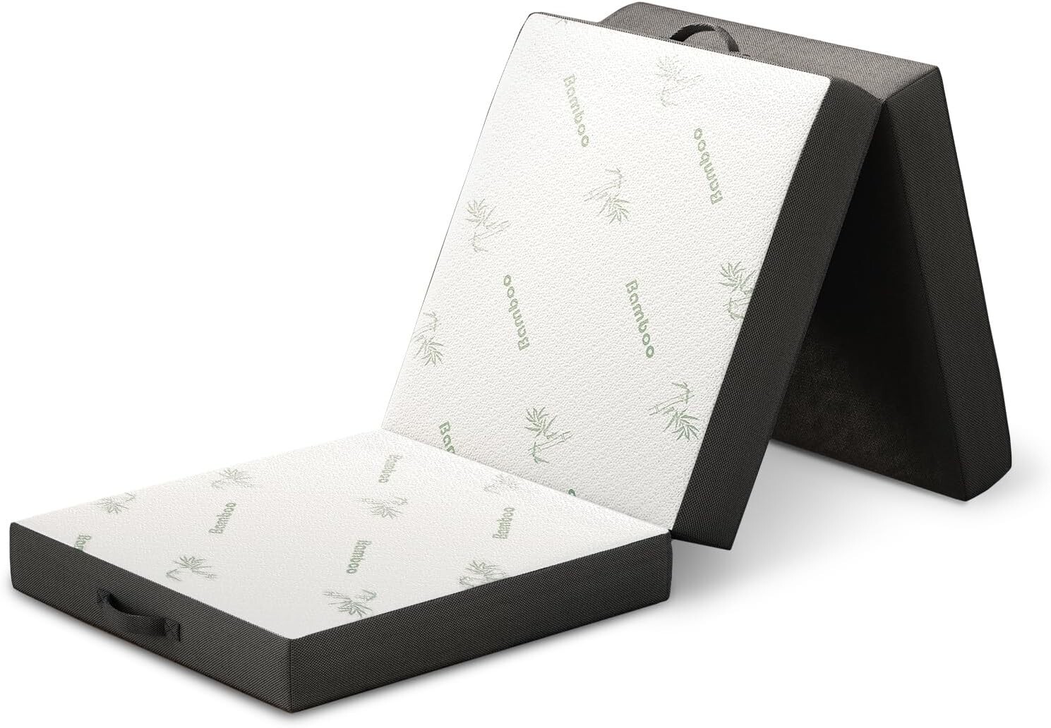 4 Inch Folding Mattress Trifold Foam Mattress With Removable Cover For Traveling