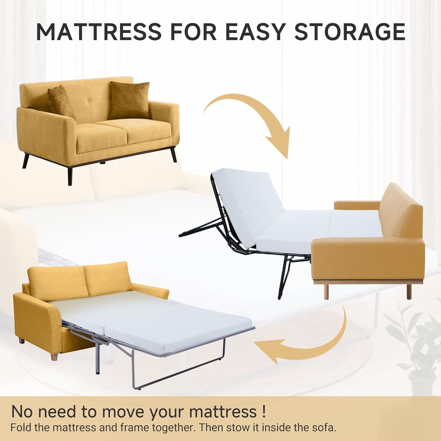Sofa Bed Mattr Replacement 4 Inch – Fo Sofa Beds Mattr
