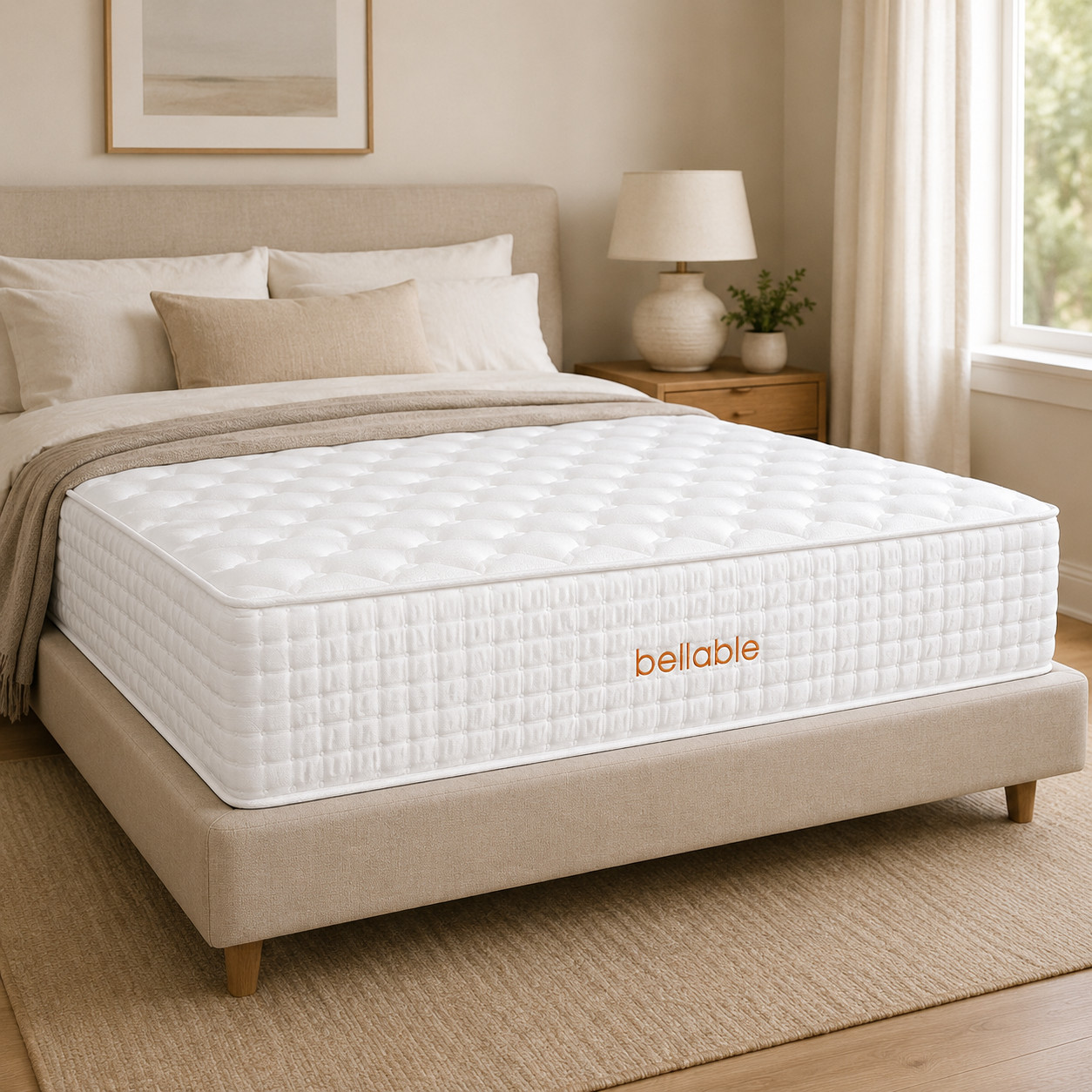 Full XL Mattress 14 Inch Hybrid Mattress in a Box Gel Memory Foam Pocket Spring
