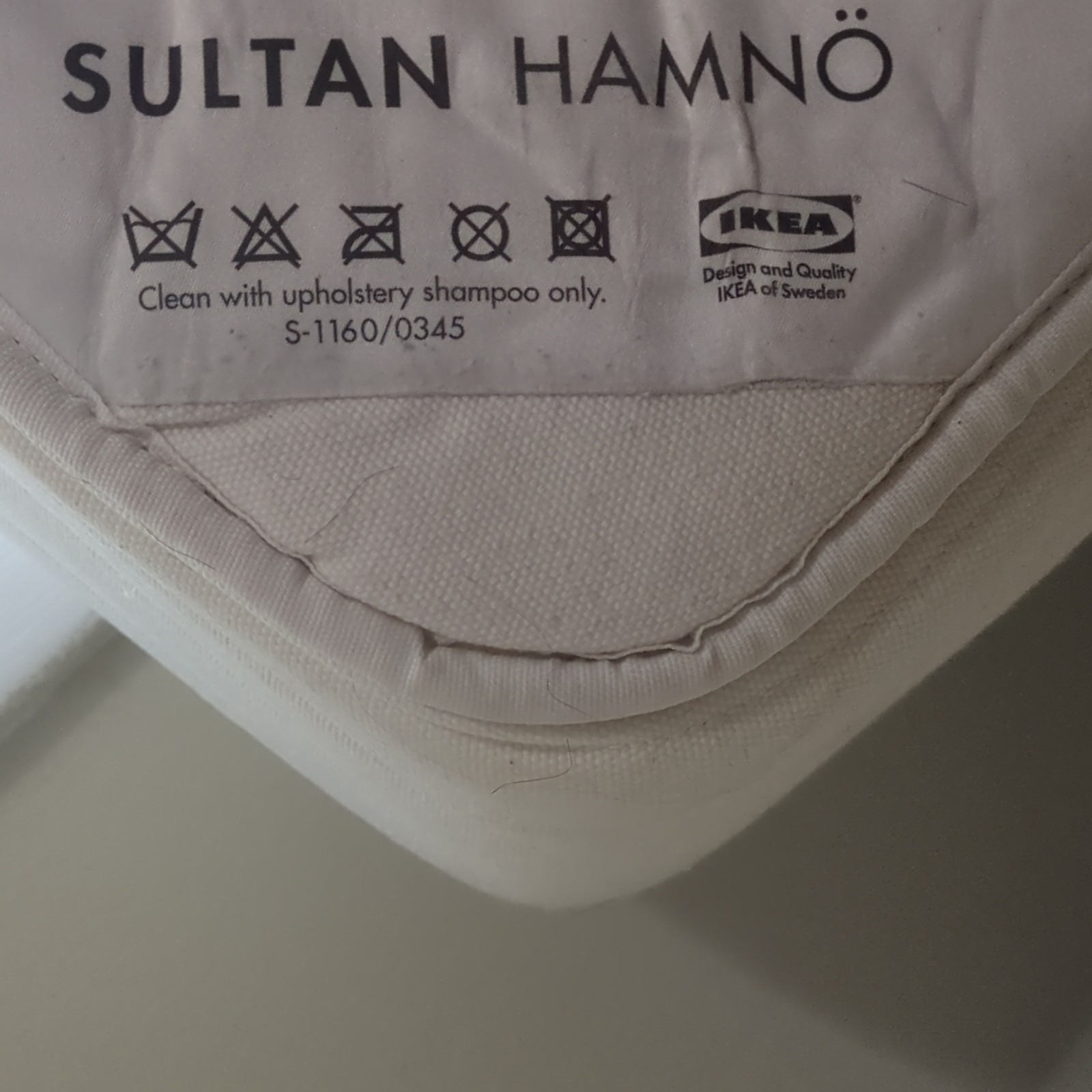 IKEA SULTAN HAMNÖ Full Soft Futon & Foldable Mattress Beige S-1160/0345