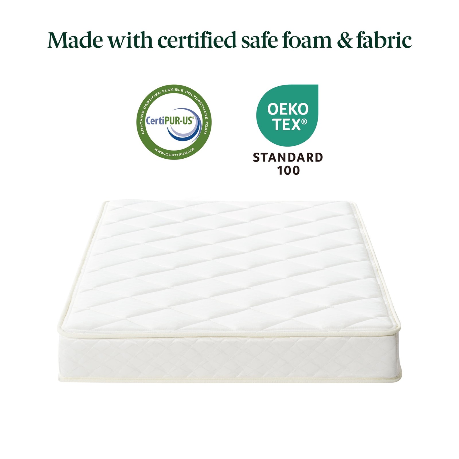Slumber Sleep 6″ Comfort Plus Innerspring Mattress Twin Full Size CertiPUR Firm