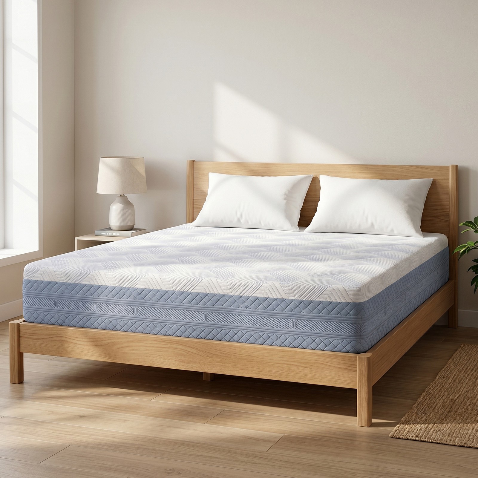 King Size Memory Foam Mattress Compressed Box Delivery No Assembly Required