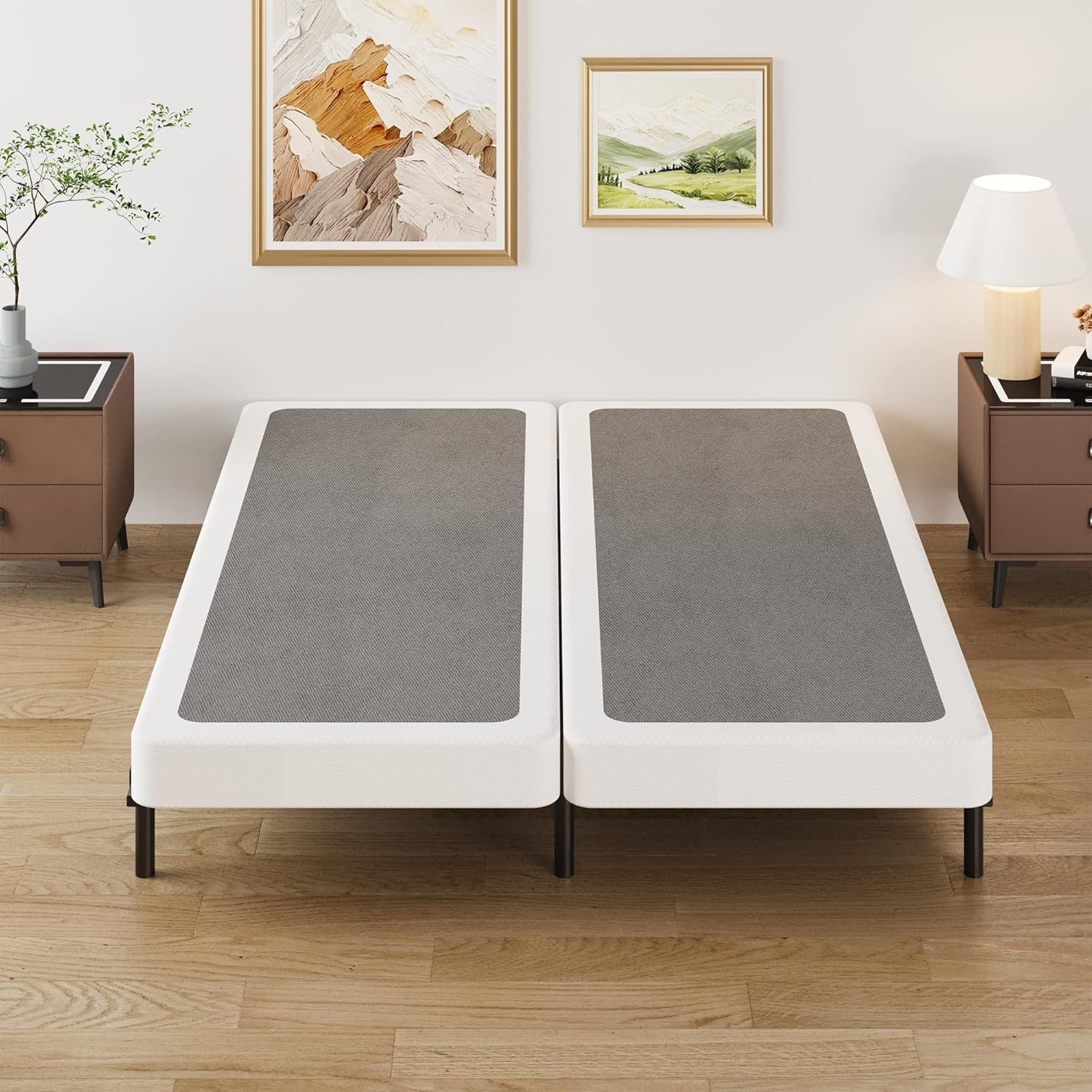 Split California King Box Spring, Heavy Duty Metal Cal King Box Spring Mattress