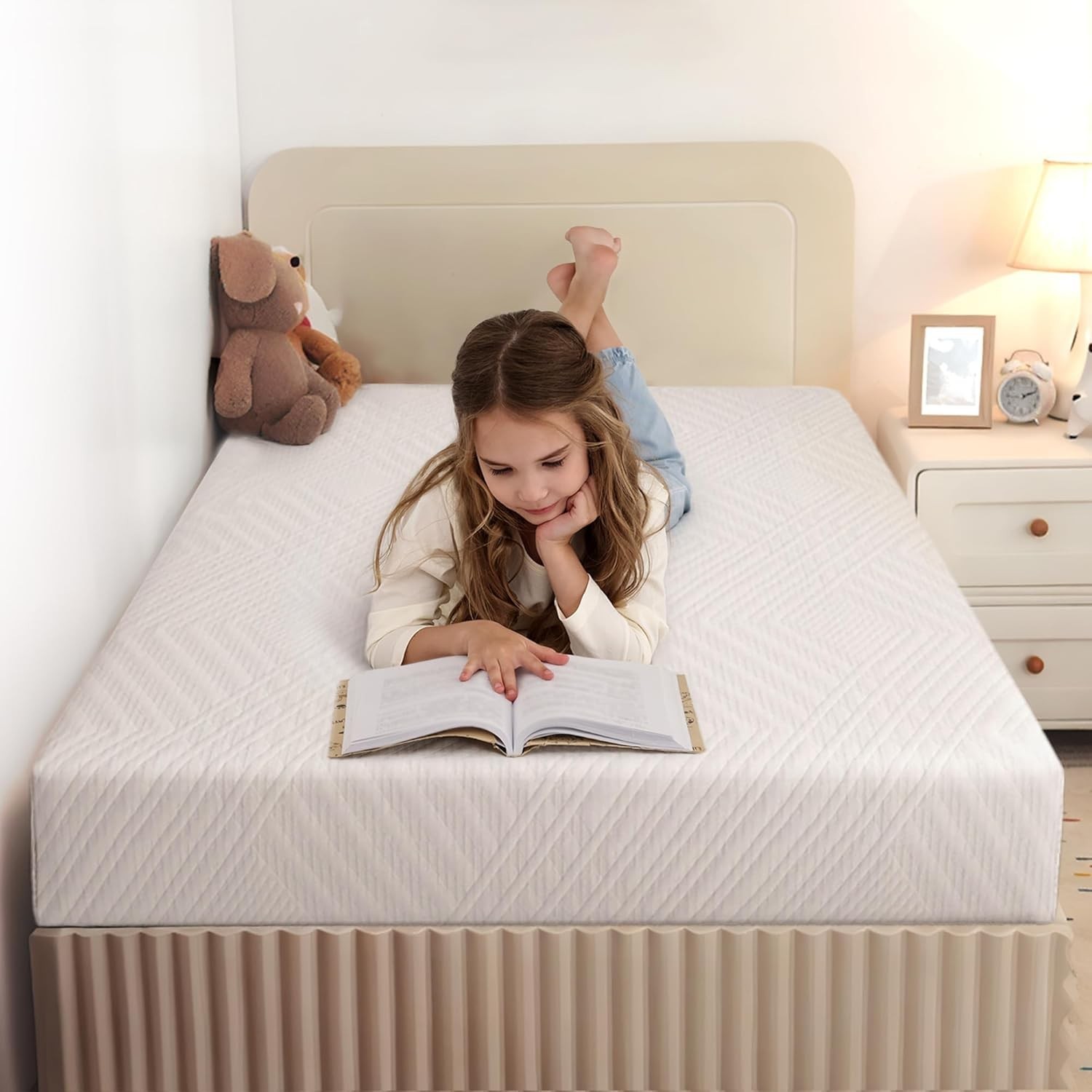 Twin Mattress in a Box, 6 inch Mattresses for Kids Bed Single Size Daybed Ind…