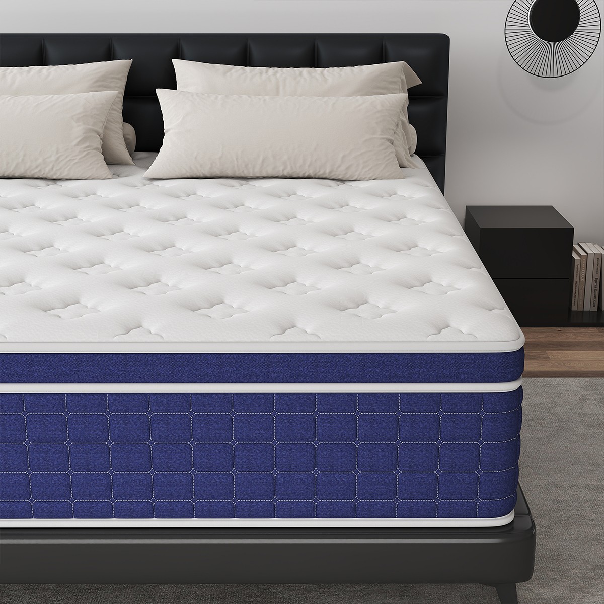 12/14 Inch Mattress Twin Full Queen King Size Medium Firm Soft Mattress in a box