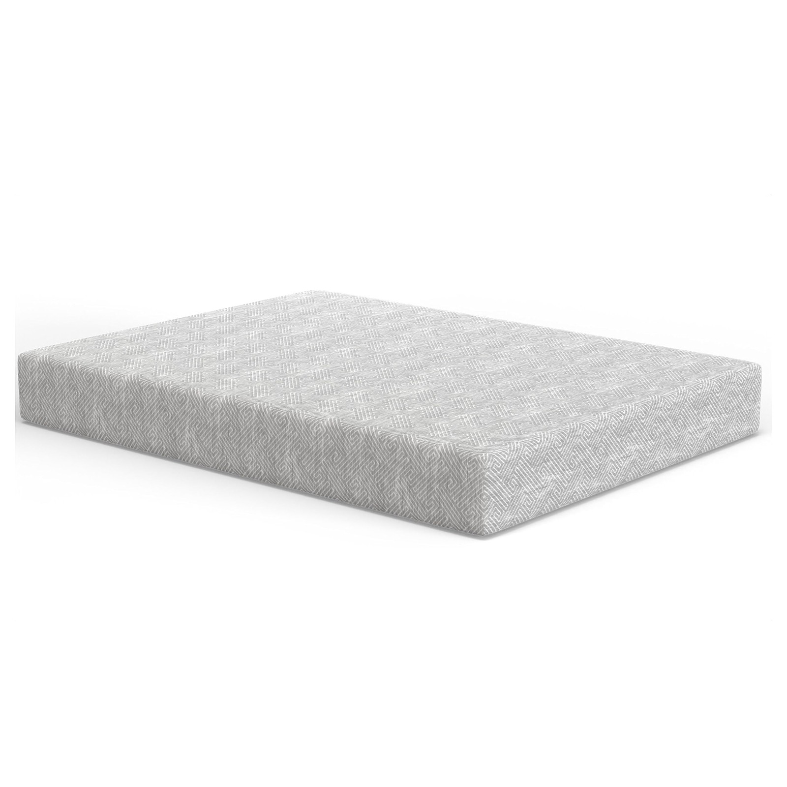 Heather Grey Memory Foam Mattress, CertiPUR-and Oeko-TEX Certifed Bed-in-a-in…