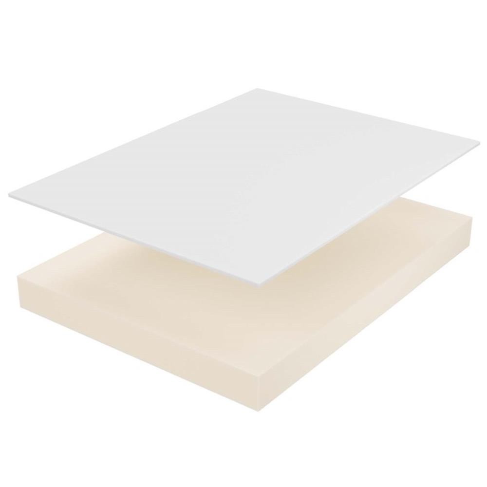 Modway Mila 8″ Twin Modern Style Memory Foam Mattress in Gray