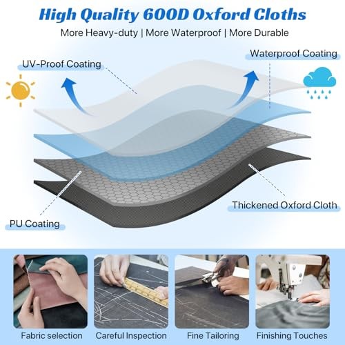 Foldable Mattress Storage Bag, Fits 4″ Twin & Twin XL Trifold Mattress Black