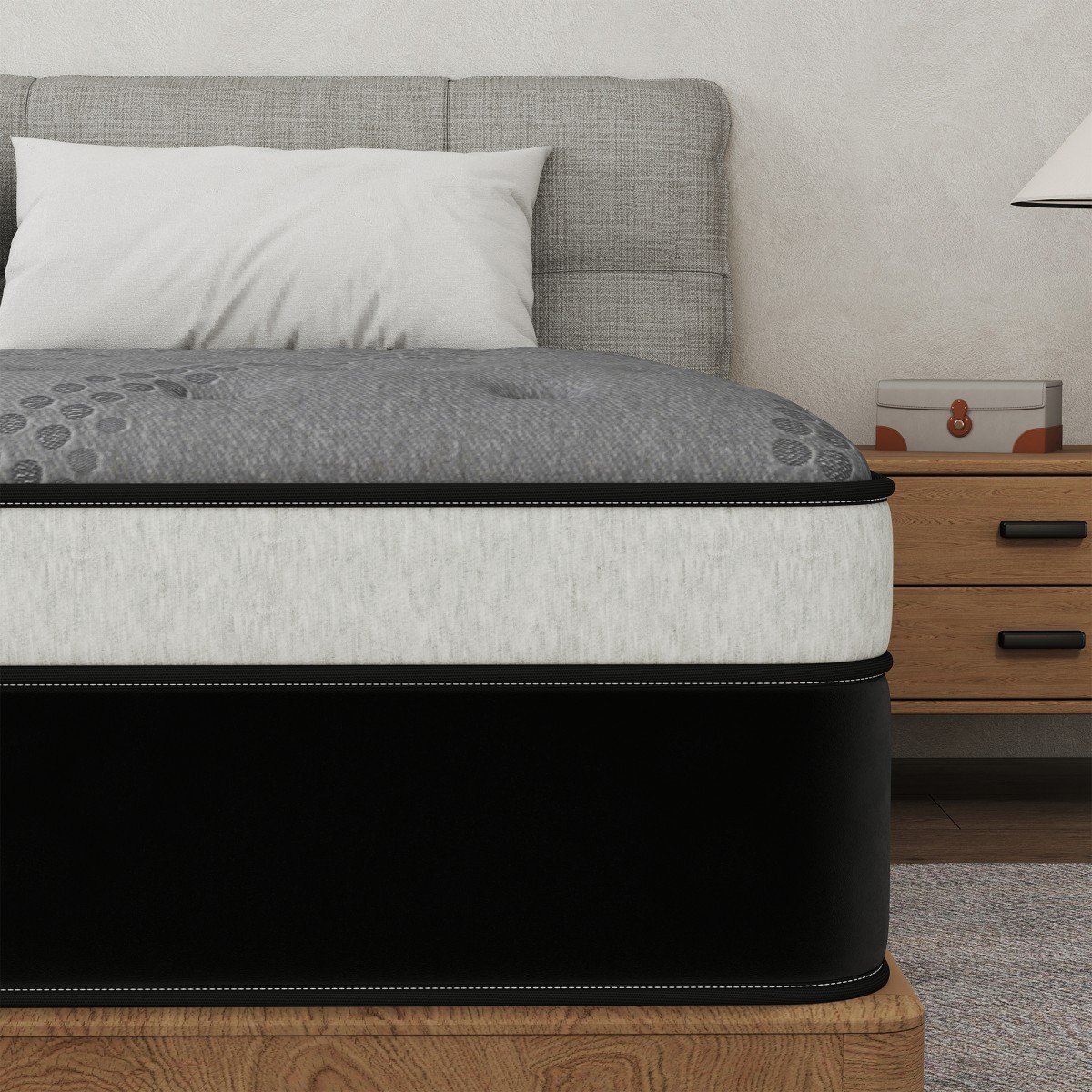 12″ 14″ Twin Full Queen King Mattress in a Box Pocket Coil Gel Memory Foam