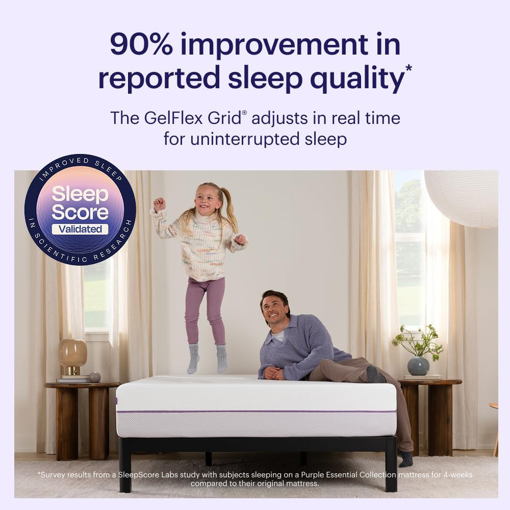 Plus Queen Mattress – 11″ Gelflex Grid, Premium Comfort, Made in USA
