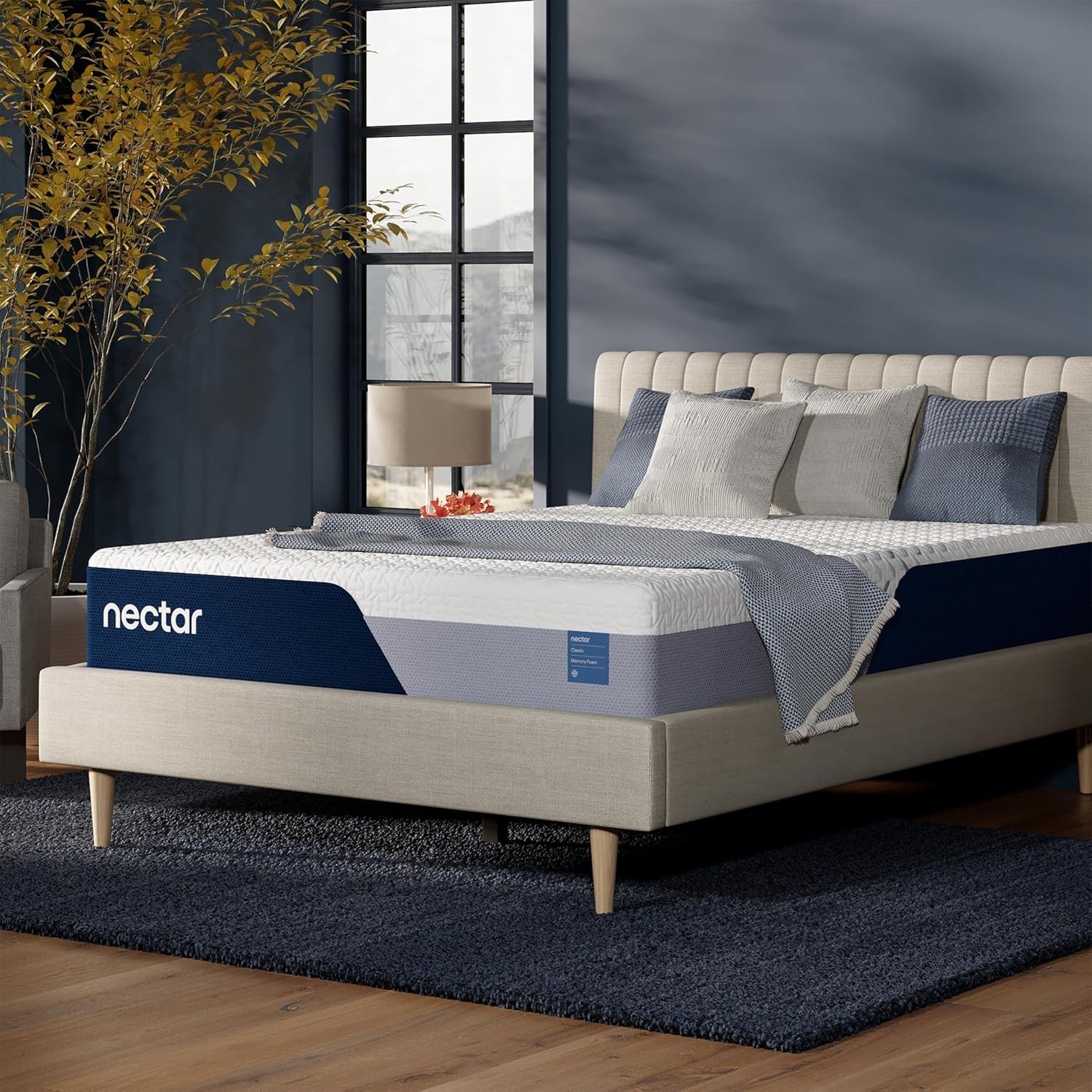 Classic 12” Queen Mattress – Medium Firm – Contouring Memory Foam – Cooling T…
