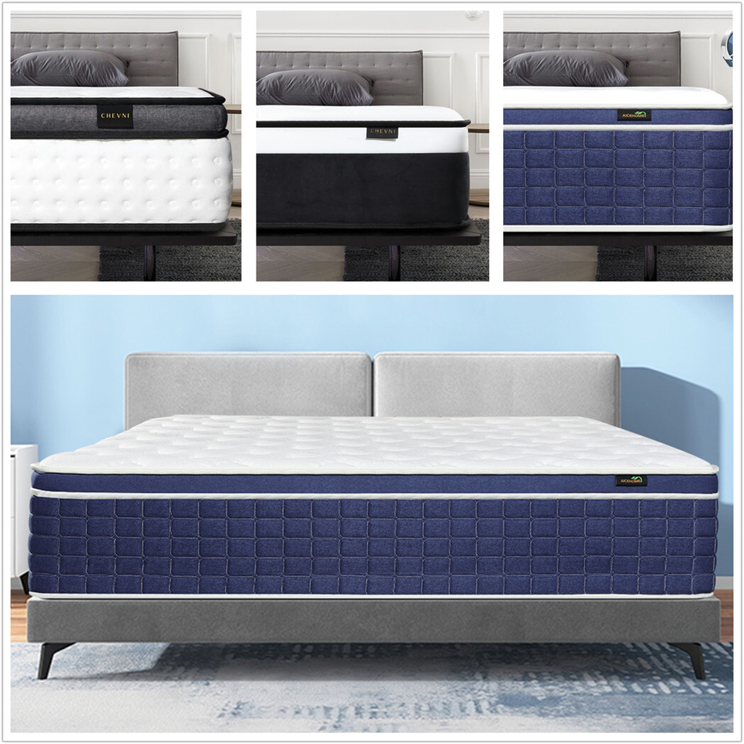 10″ 12″ Twin Full Queen King Size Mattress Hybrid Memory Foam Pocket Springs