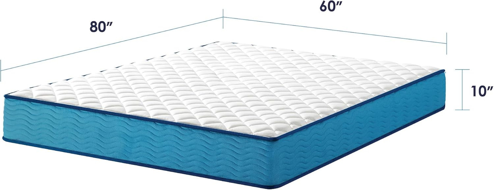 10 Inch Hybrid Mattress, Tight Top, Supportive Foam, Pocketed Coils, Certified S