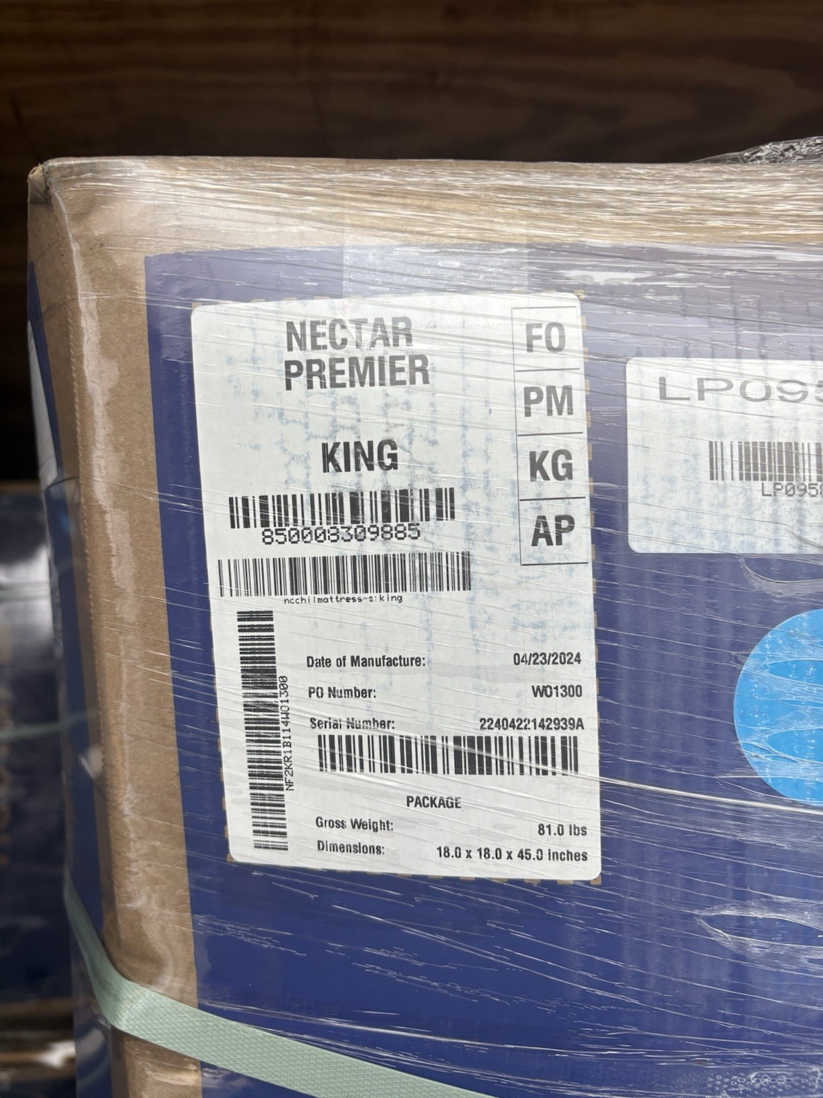 Nectar Premier Mattress King 13” Size Dual Action Cooling Tech