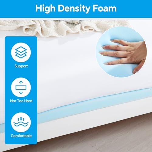 60″ L High Density Sagging Mattress Support, 2″ Thick Foam 60″L x 23″W x 2″D