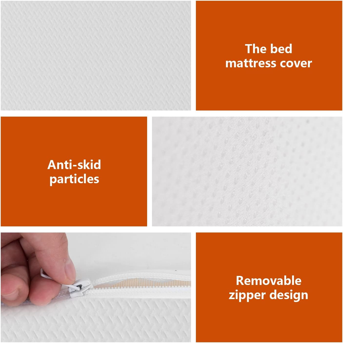 10″ Queen Foam Mattress – CertiPUR-US, Removable Cover, Soft & Comfortable