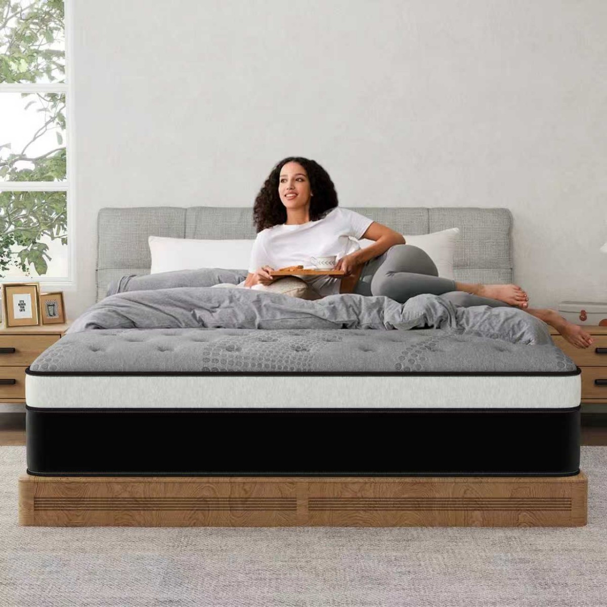 12″ 14″ Twin Full Queen King Mattress in a Box Pocket Coil Gel Memory Foam