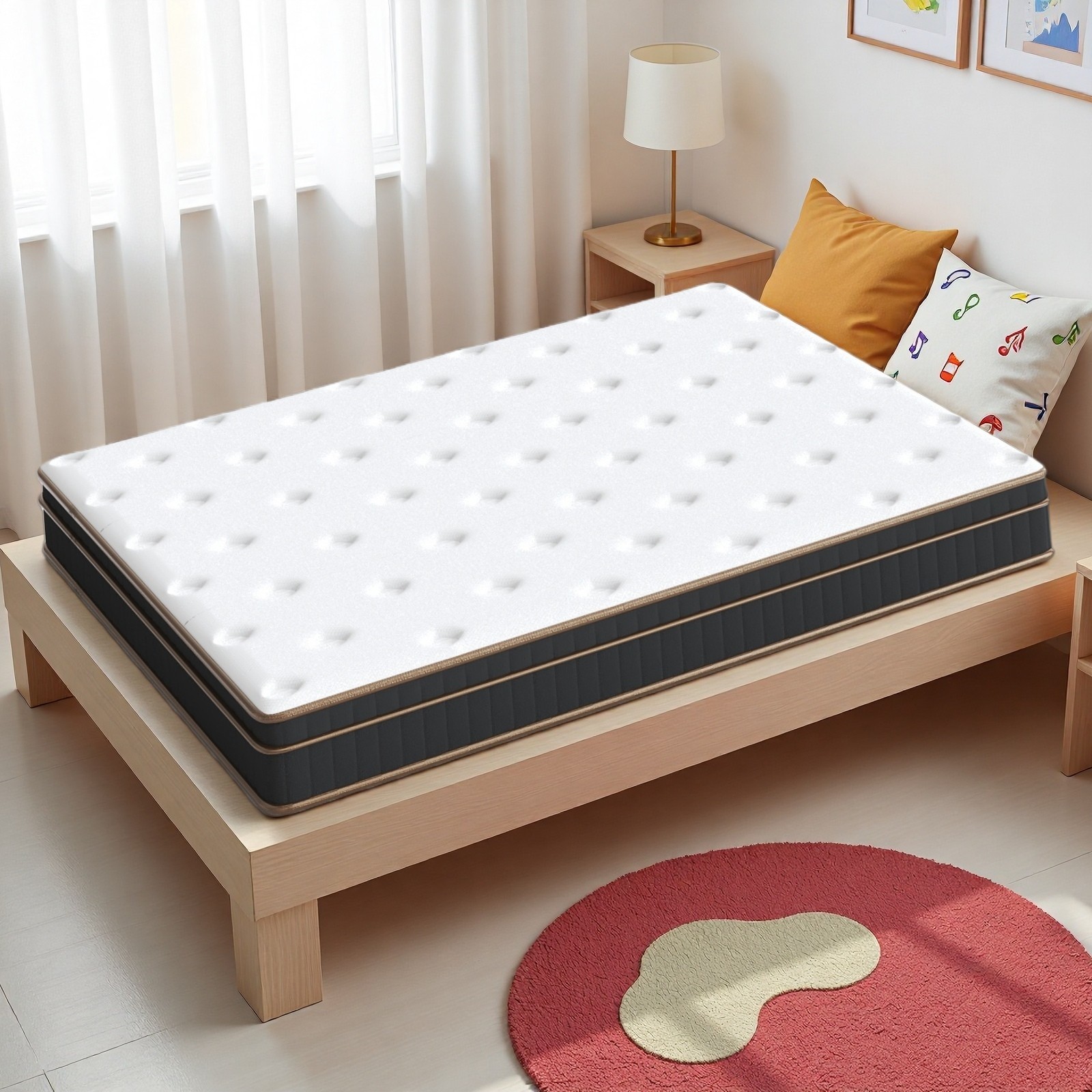 Full Innerspring Mattress 12-Inch – Breathable, Medium Firm For Dorms & Guests
